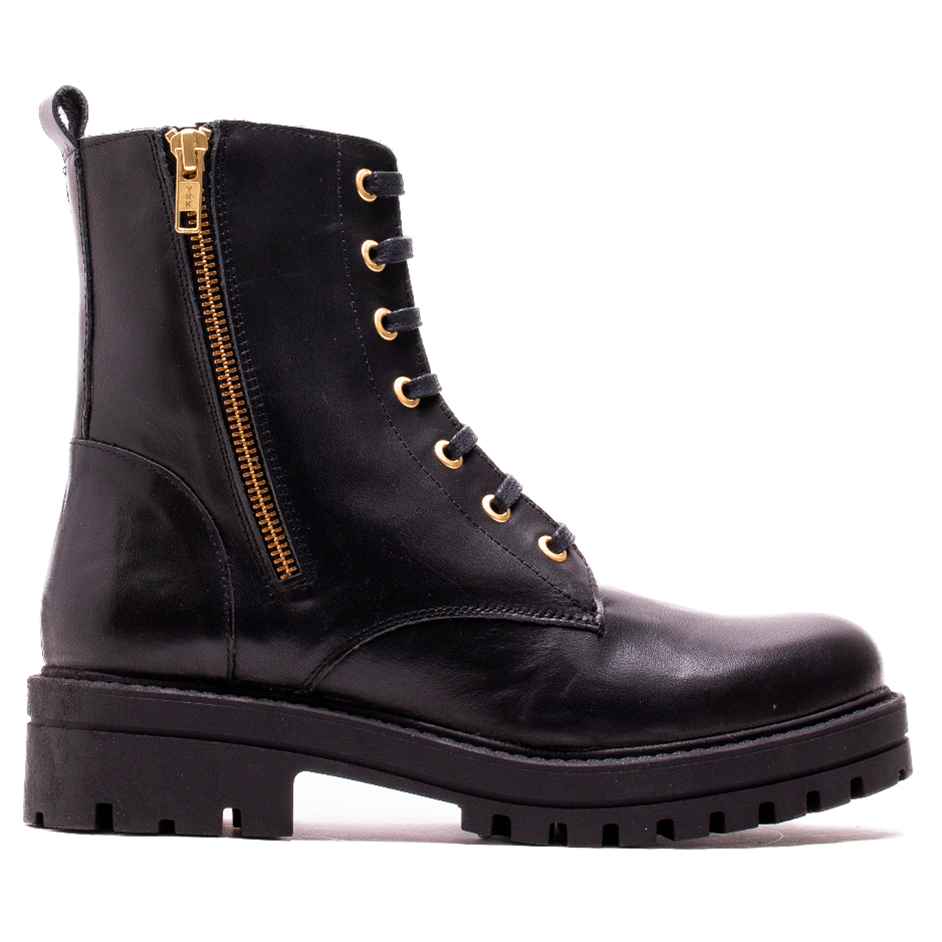 Bottines en Cuir Glen noires