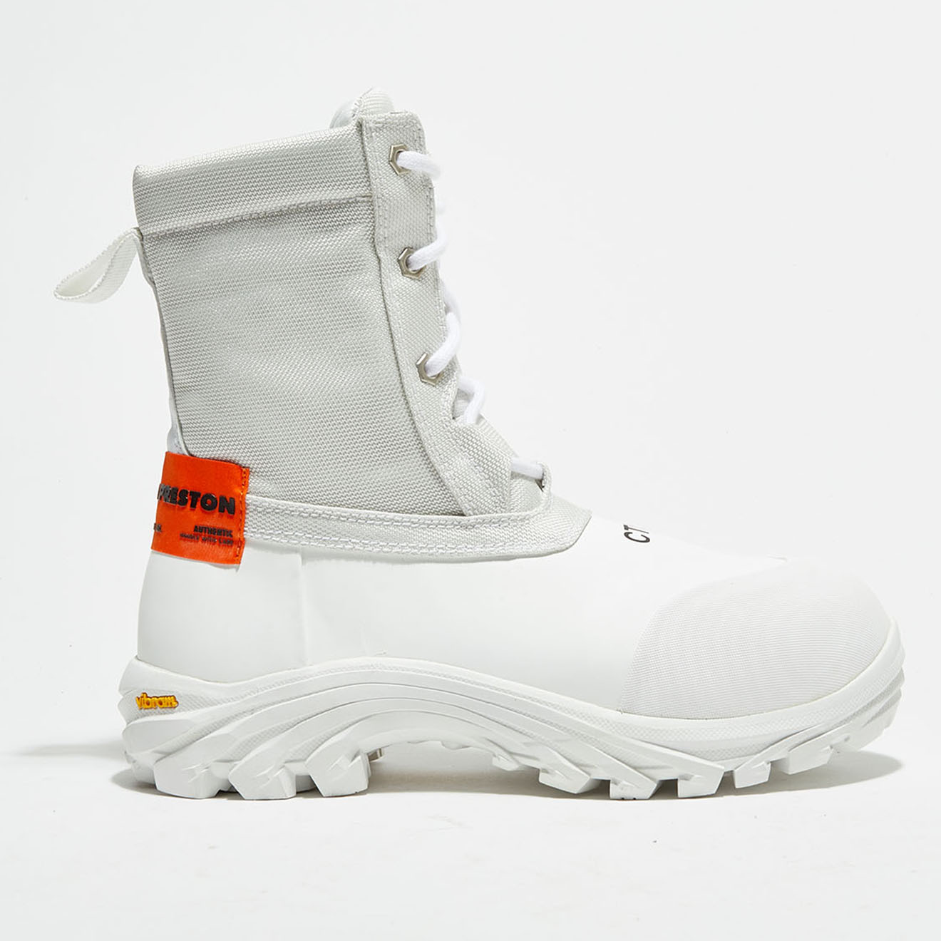 heron preston - boots security blanches
