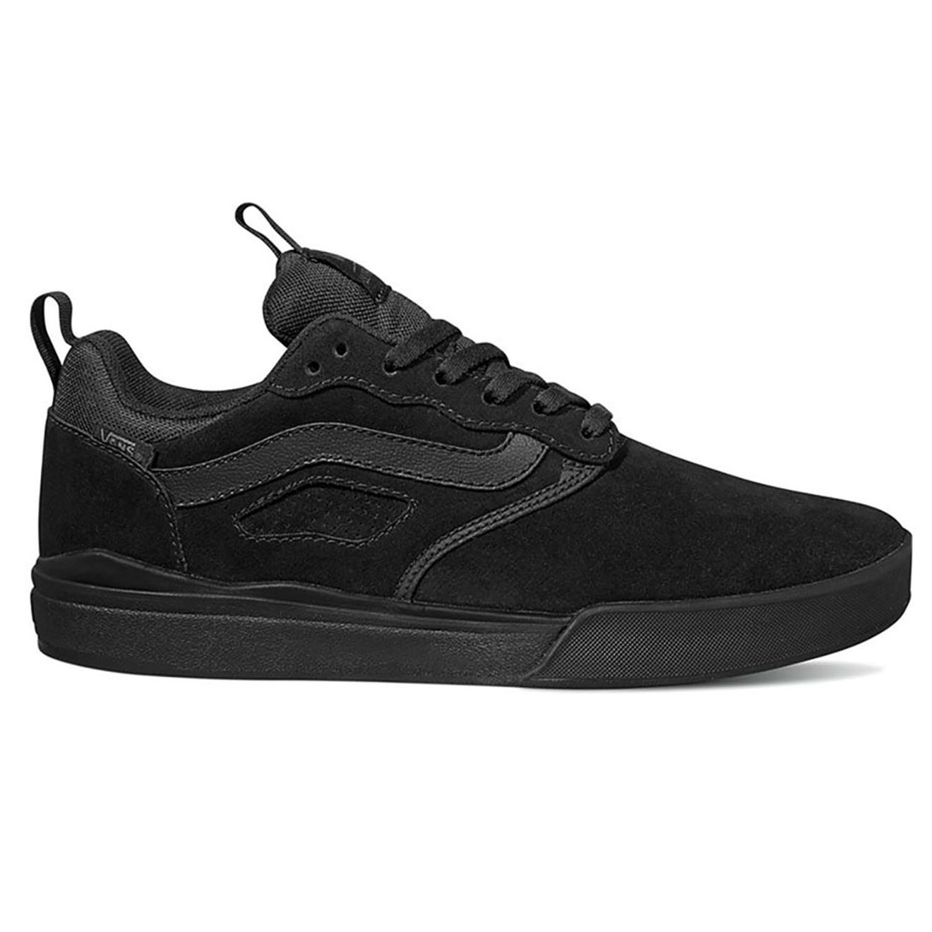 Vans - Sneakers en Velours de Cuir UltraRange noires