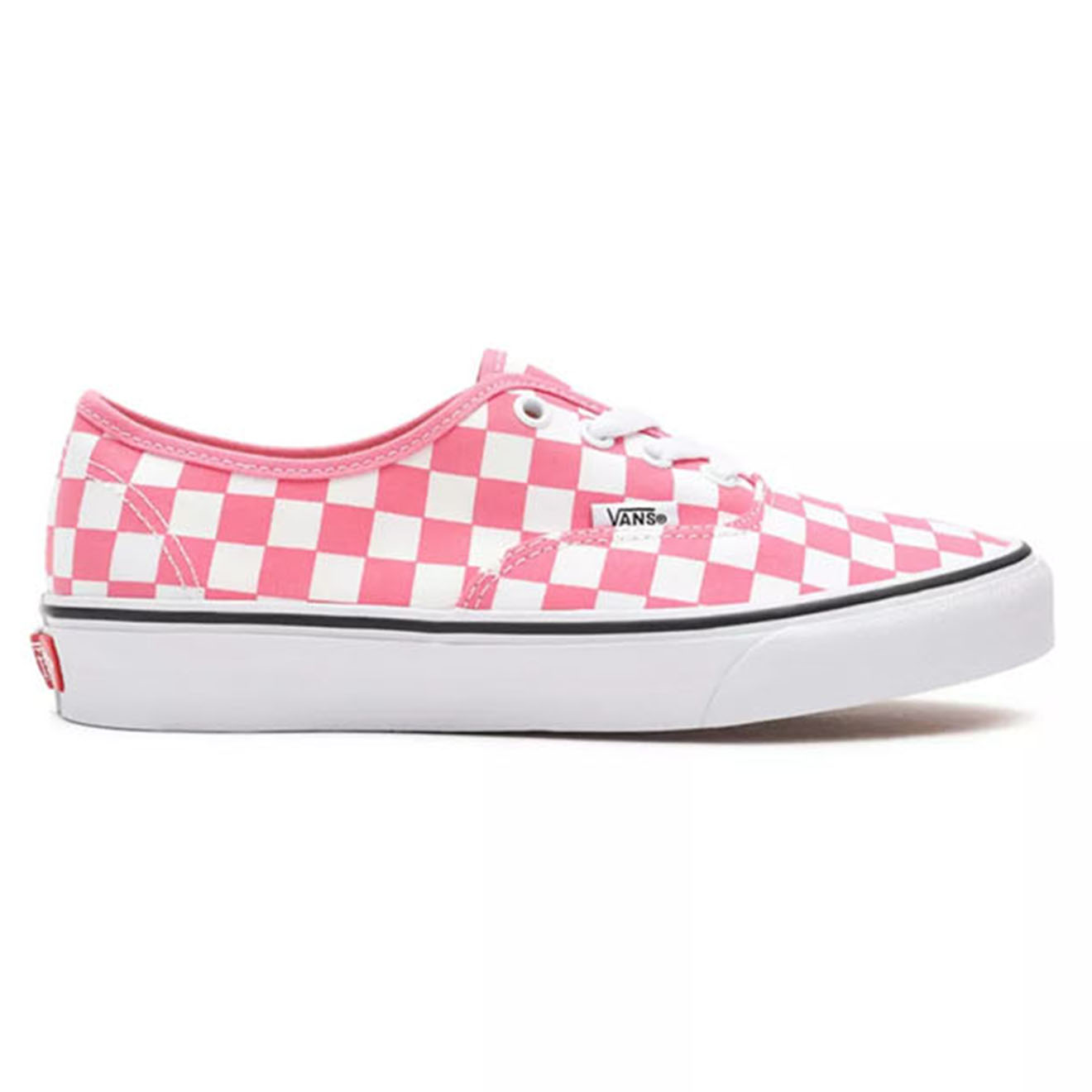 Vans - Sneakers en Toile Checkerboard Authentic rose/blanc