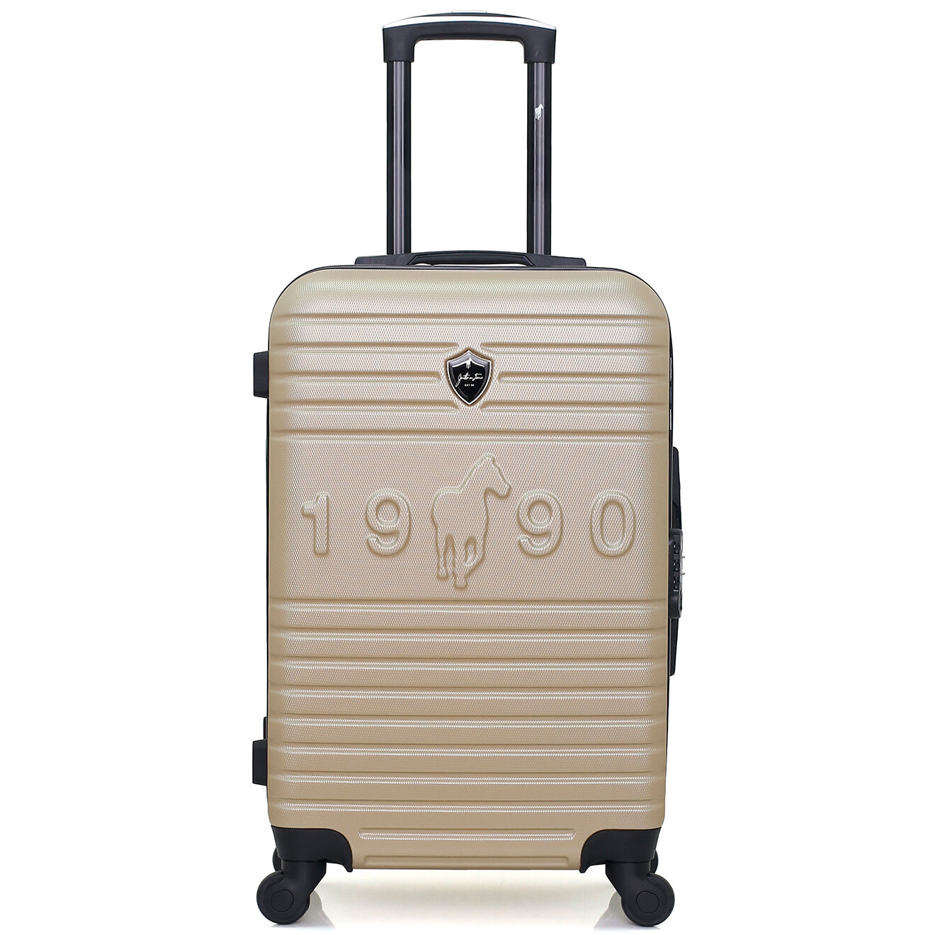 Valise Cabine 4 roues Fred 55 cm beige