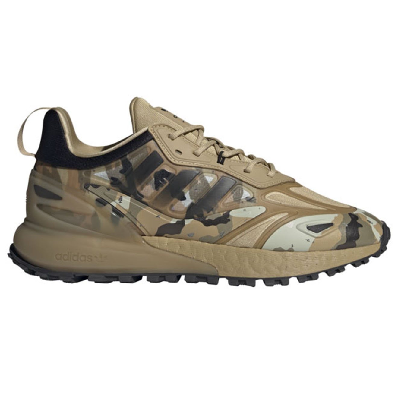 Adidas - Baskets ZX 2K Boost beige/noir