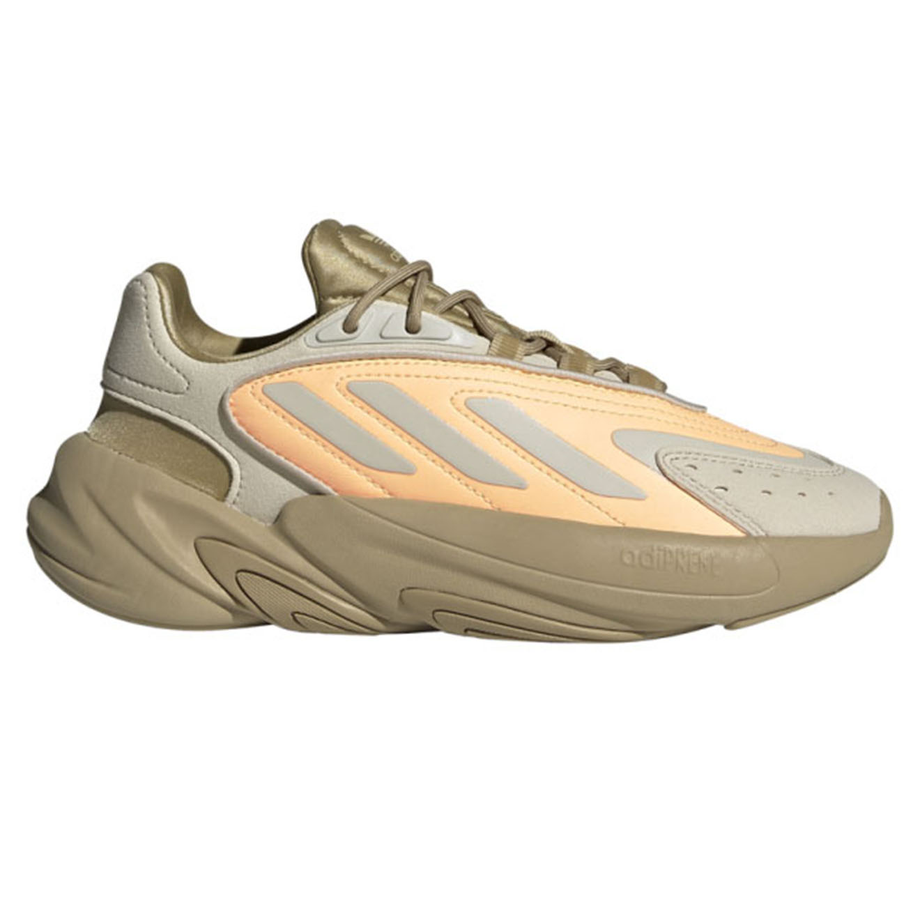 Adidas - Baskets en Cuir Ozelia beige/orange