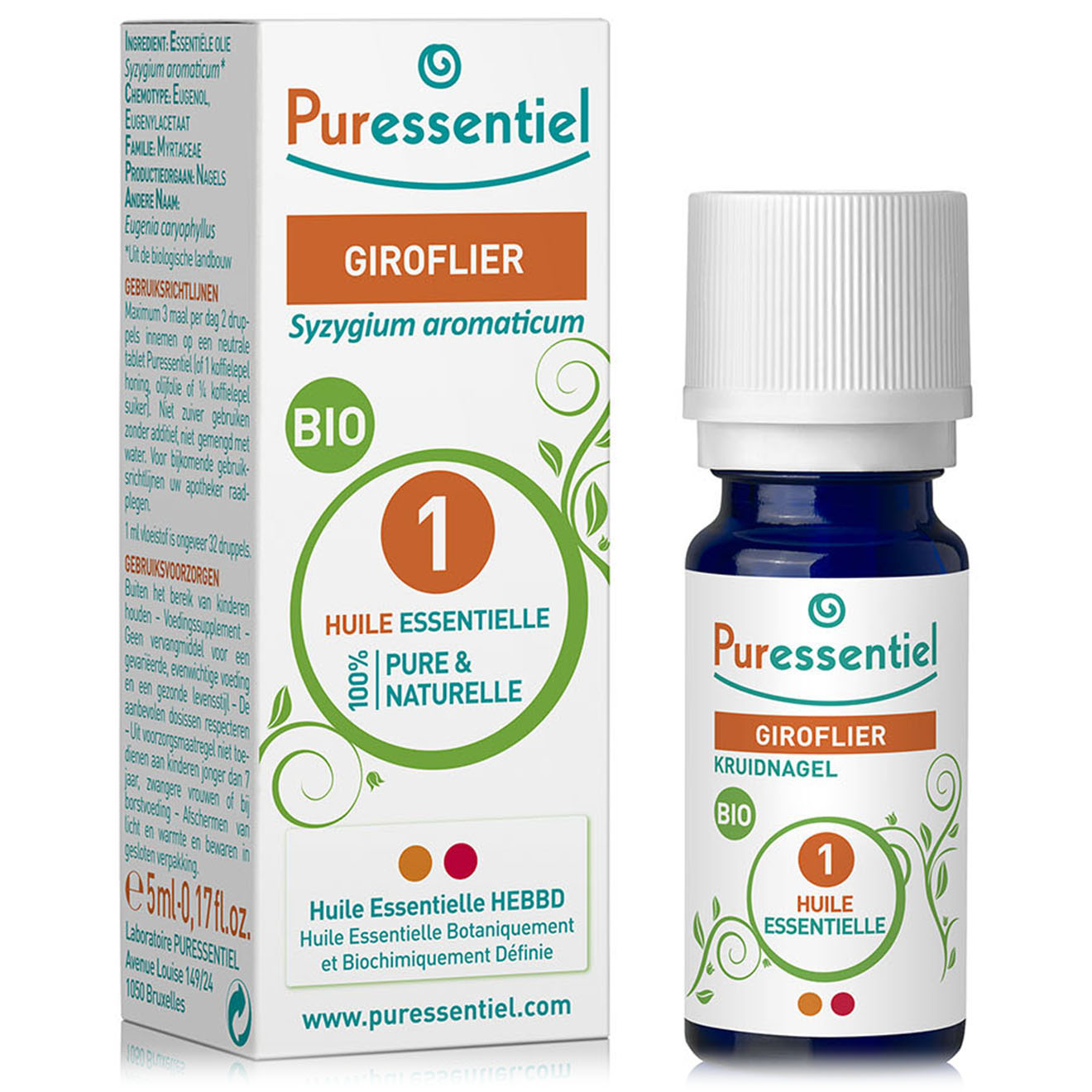 Puressentiel - Huile essentielle Giroflier BIO - 5 ml