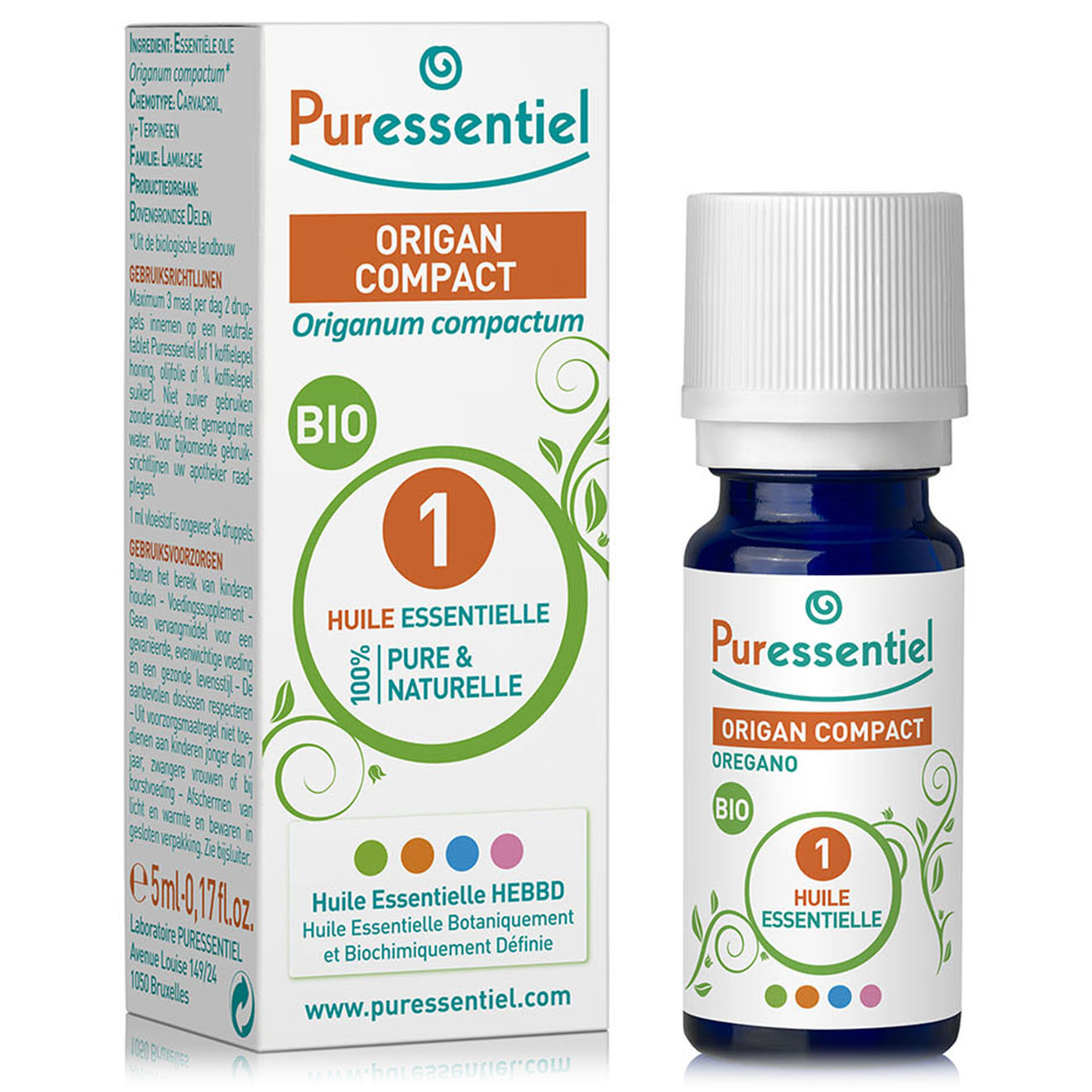 Puressentiel - Huile essentielle Origan compact BIO - 5 ml