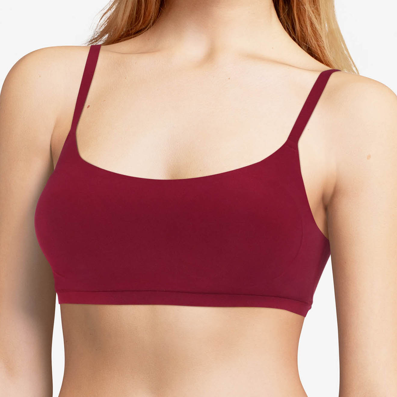 Chantelle - Soutien-gorge Bralette Softstretch grenat bordeaux