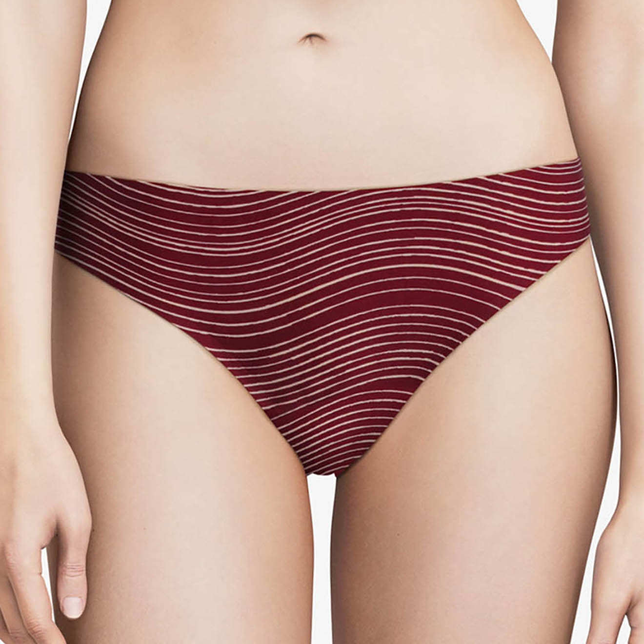 Chantelle - String Softstretch imprimé ondes framboise