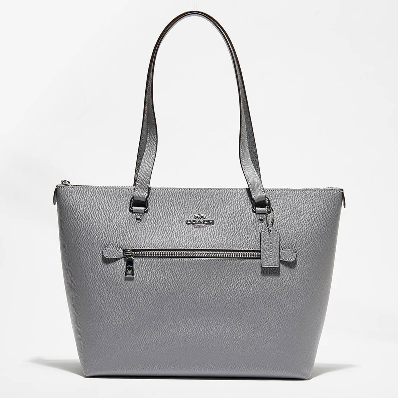 Coach - Sac cabas en Cuir Gallery Tote granite  - 26.9x13.8x32.5 cm