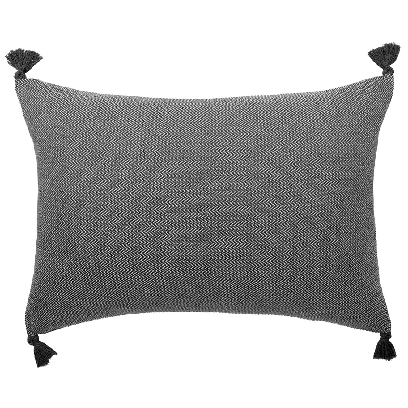 - Housse de coussin Stockholm noire - 60x40 cm