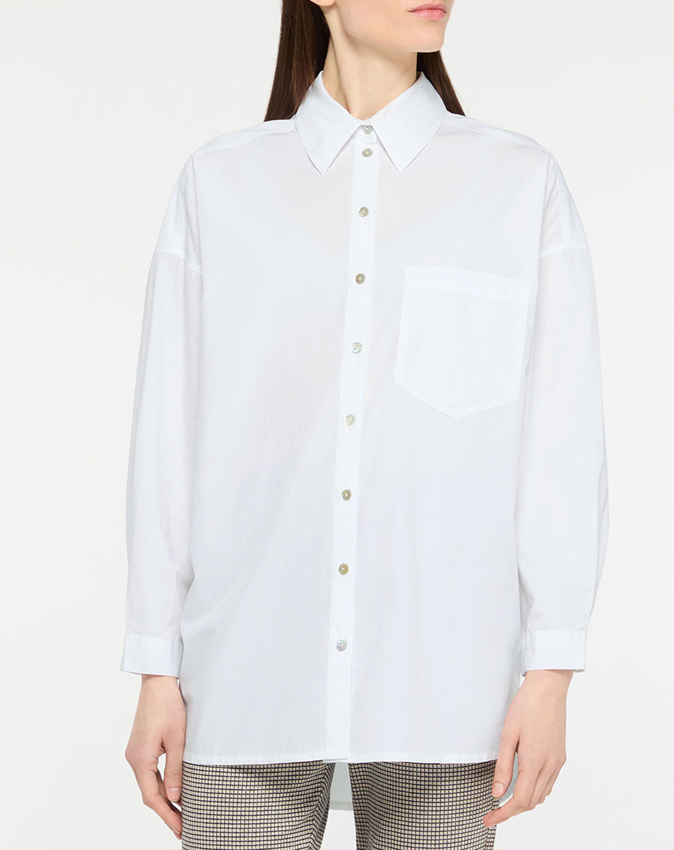 yerse - chemise sakura blanche