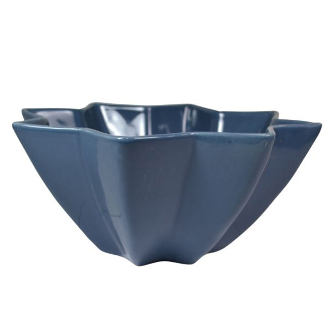 Saladier en Céramique Etoile bleu - D.27x14 cm