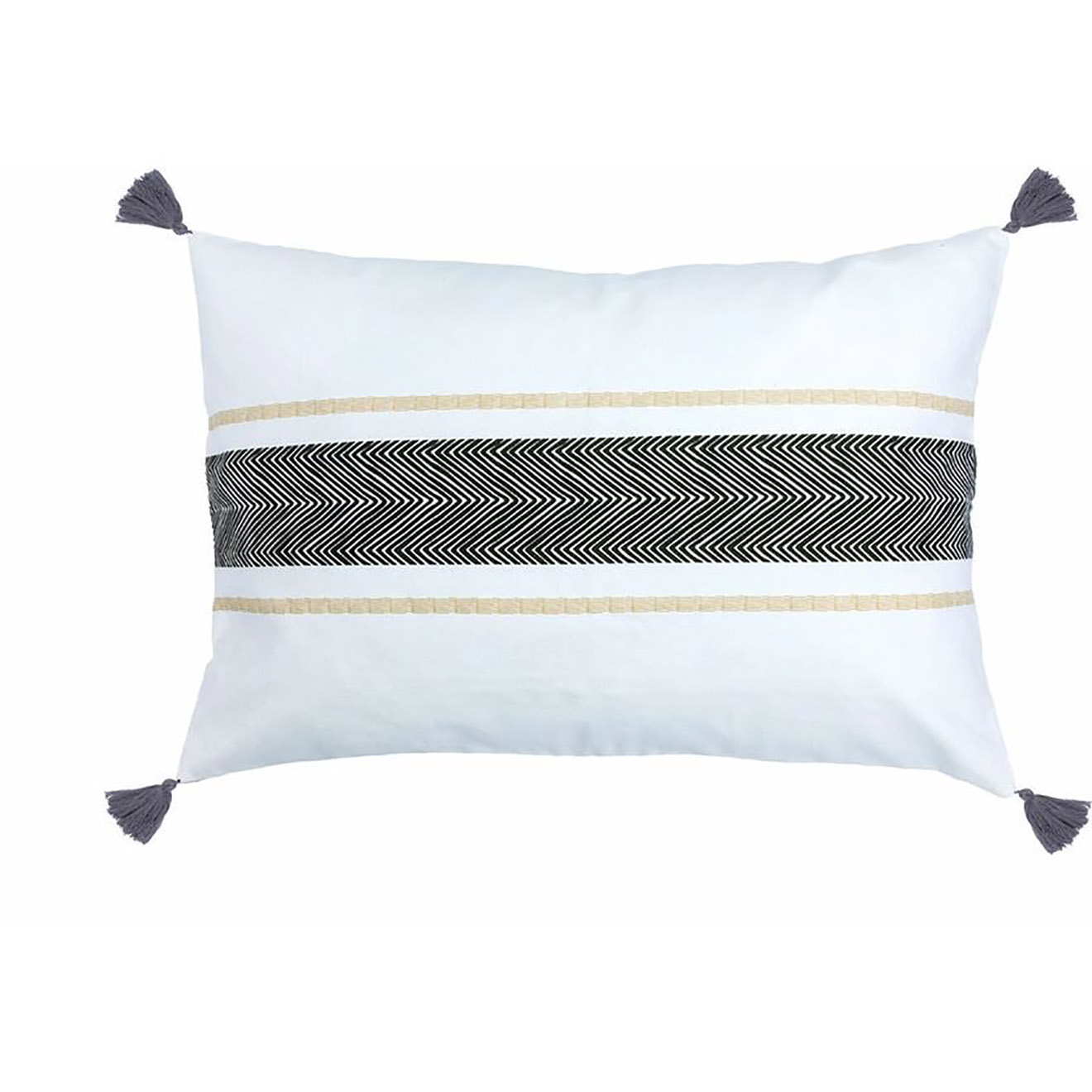 - Housse de coussin Alentejo ardoise - 60x40 cm