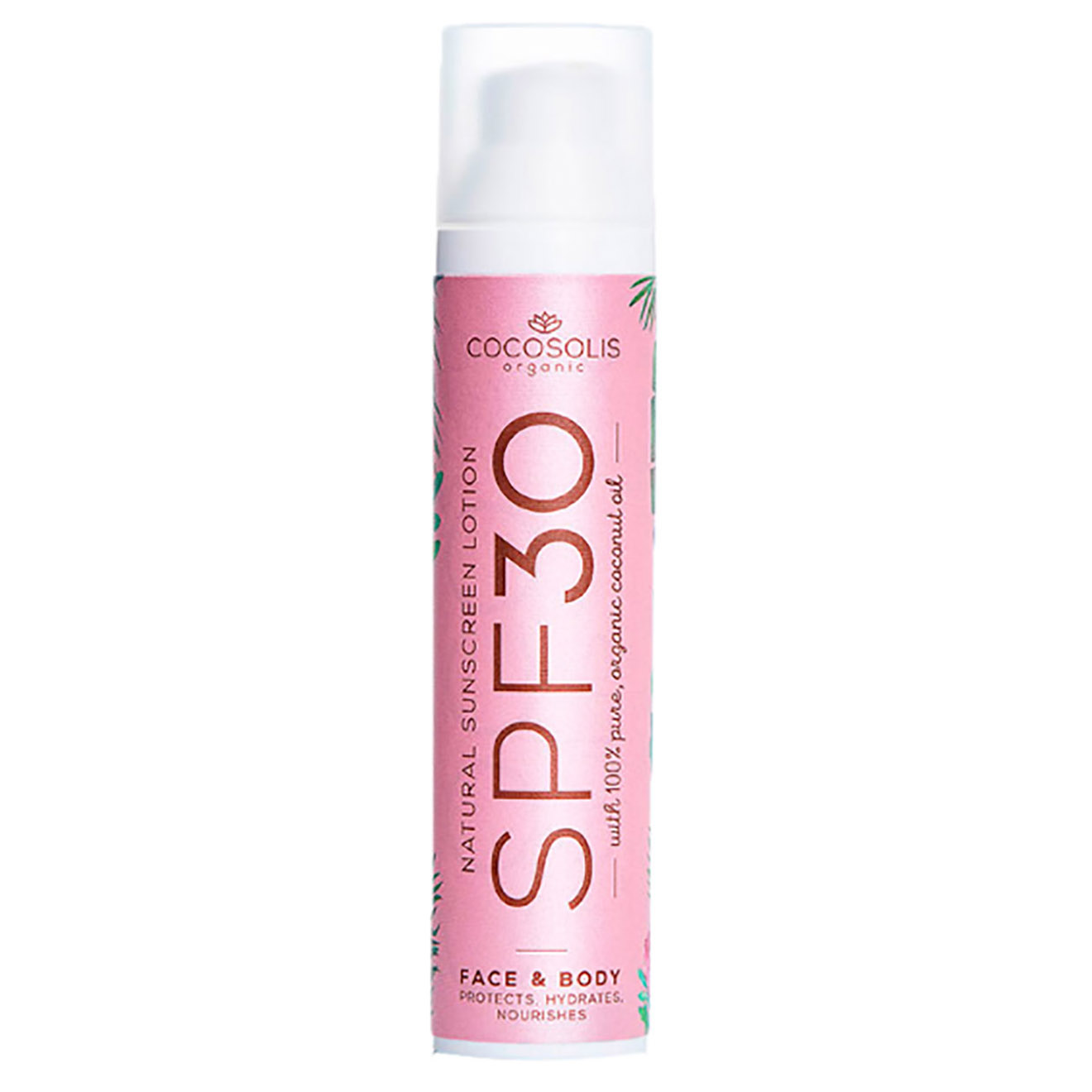 Lotion solaire cocosolis natural face & body spf 30 (100 ml)