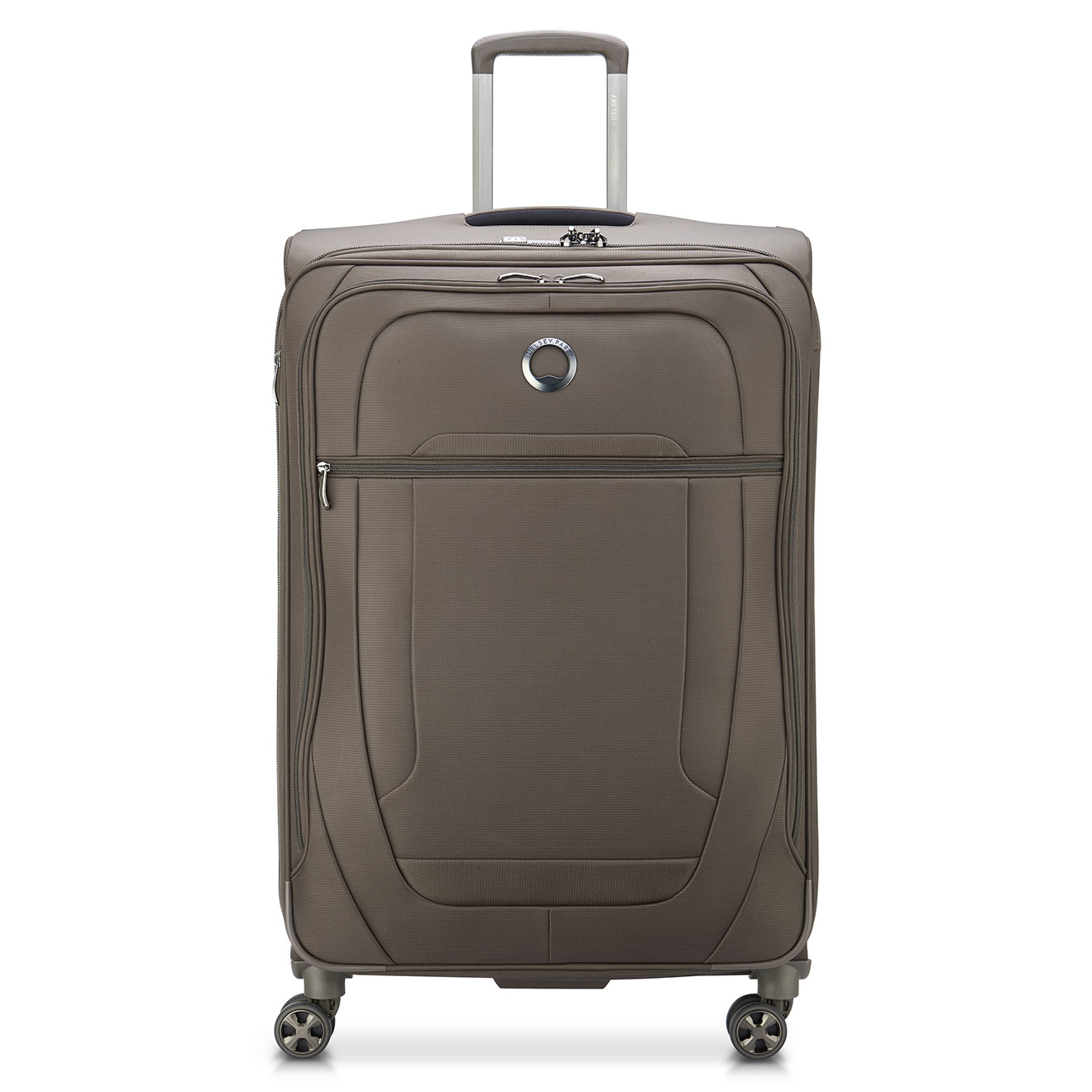 Delsey Paris - Valise Long Séjour extensible 4 roues doubles Helium Dlx 78 cm marron