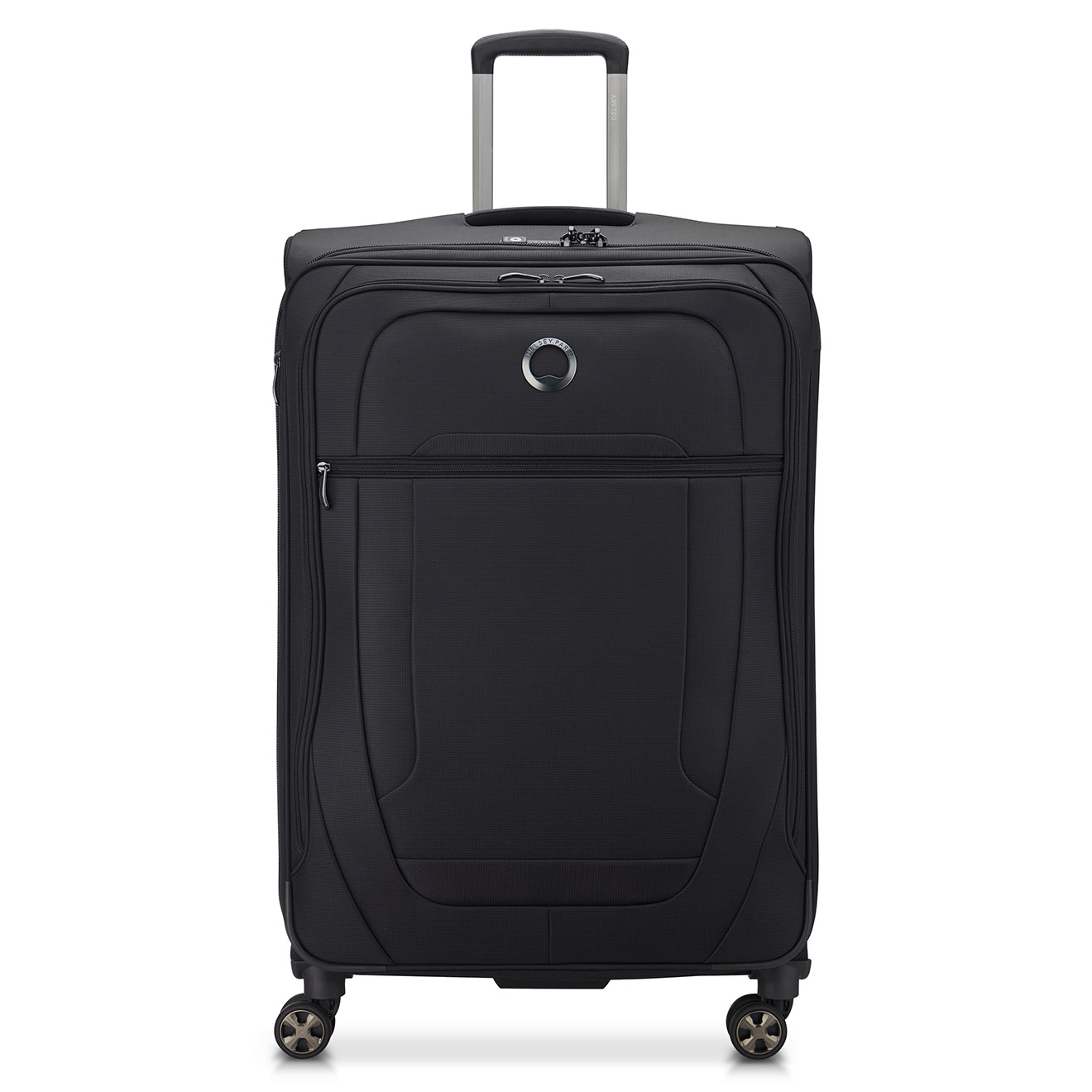 Delsey Paris - Valise Long Séjour extensible 4 roues doubles Helium DLX 78 cm noire