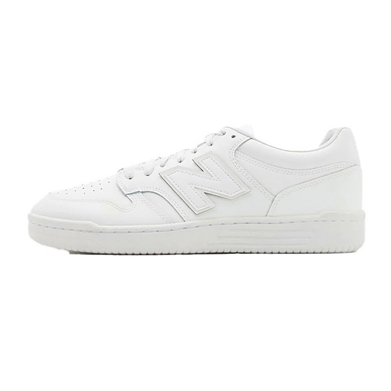 New Balance - Baskets en Cuir 480 blanches