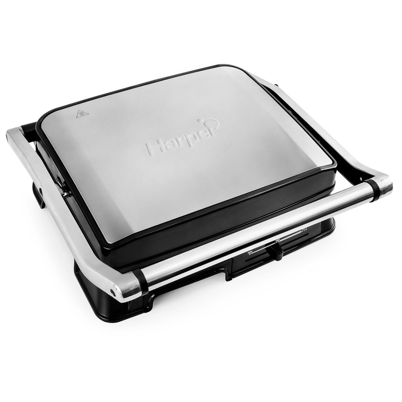 Grille viande avec thermostat r&eacute;glable xgrill harper gris