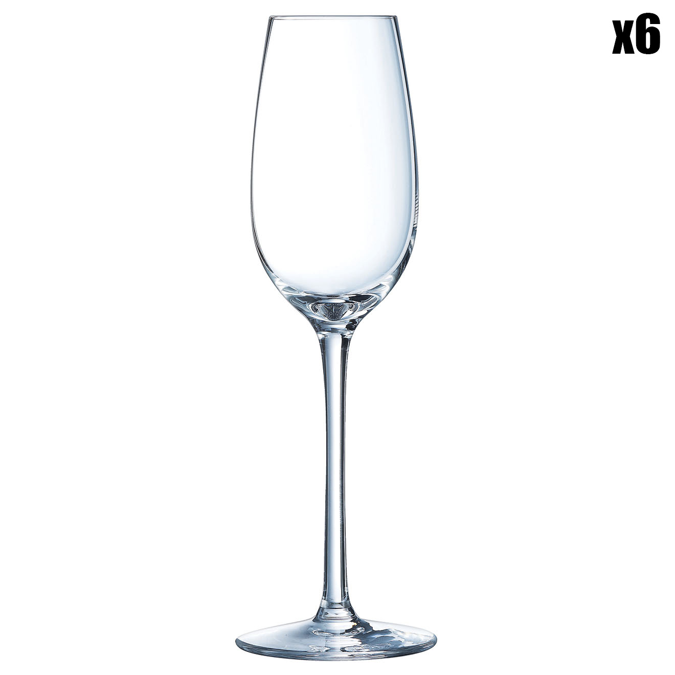 Chef & Sommelier - 6 Verres à pied Spirits transparents - 12 cl