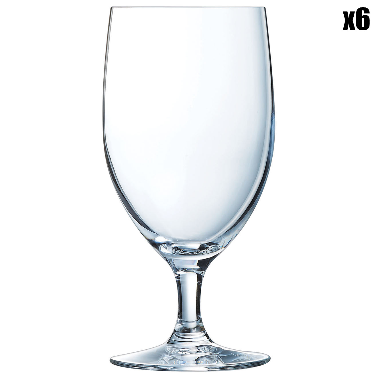 Chef & Sommelier - 6 Verres à pied Cabernet transparents - 40 cl