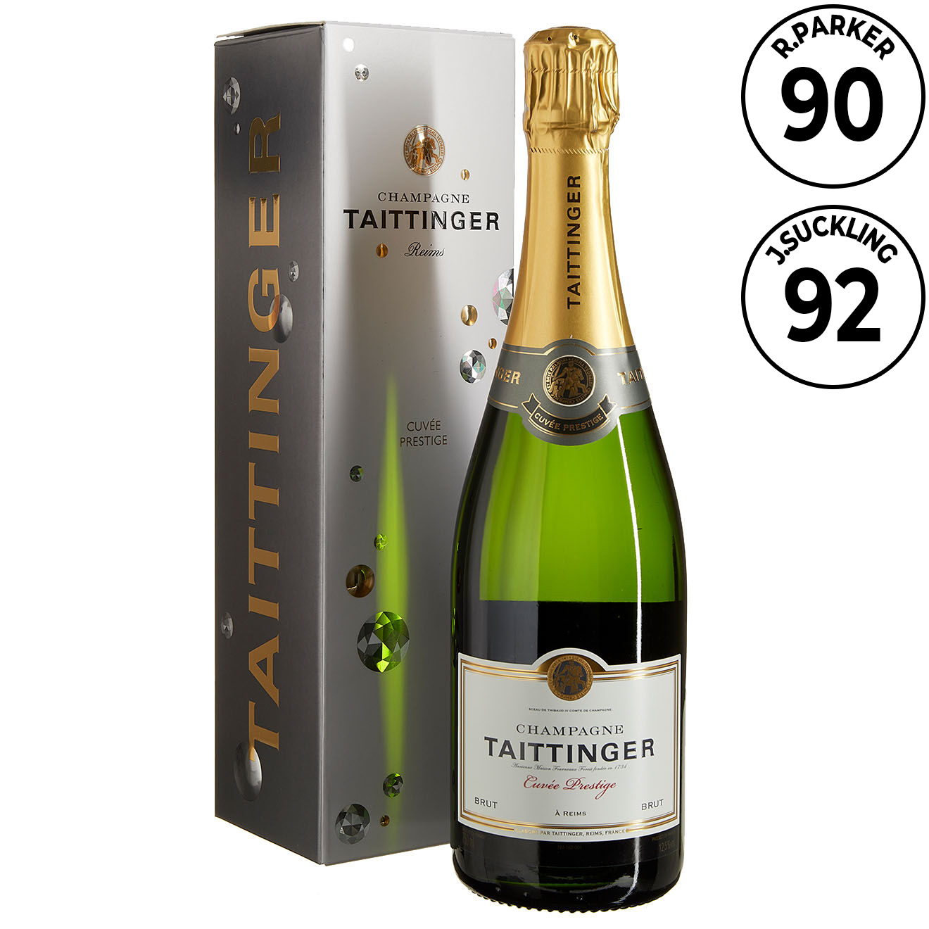 Champagne - 1 Champagne Taittinger Brut Prestige 75cl - avec étui