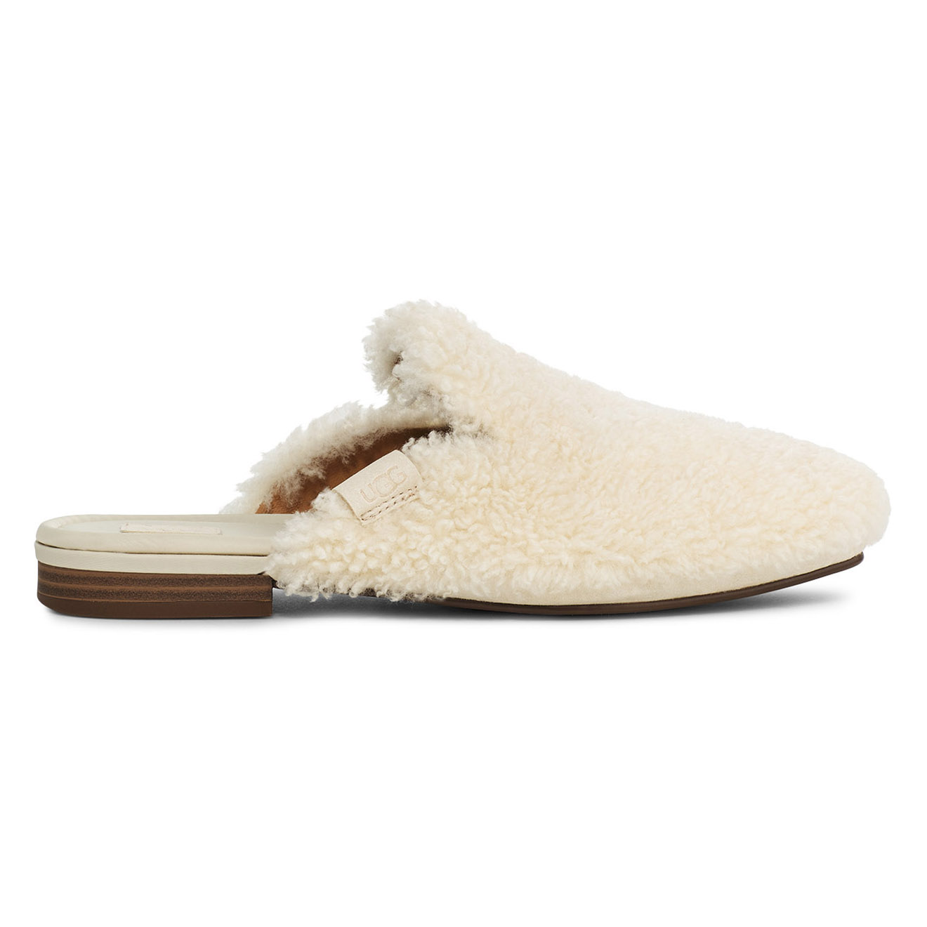 Ugg - Chaussons en Peau de Mouton boucléeJanaya Cozy Mule écrus