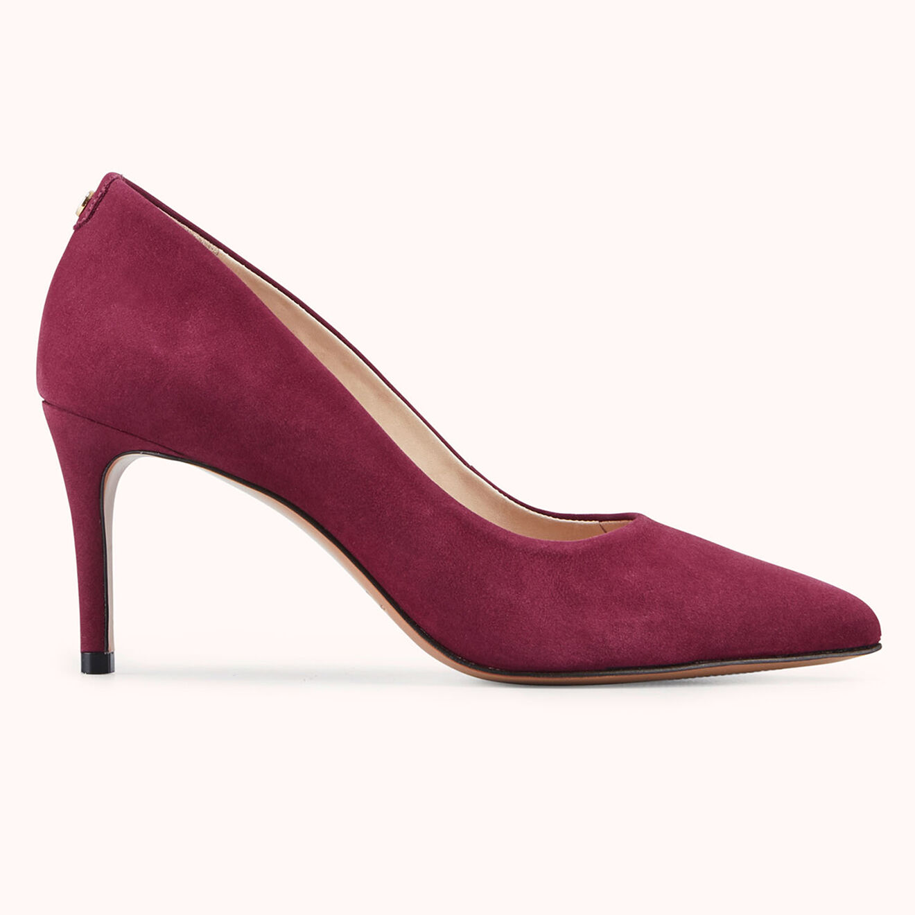 Escarpins velours bordeaux best sale