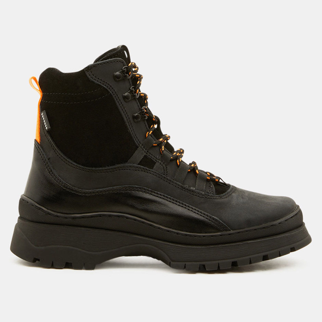 dechase - boots en cuir outdoor konso noires