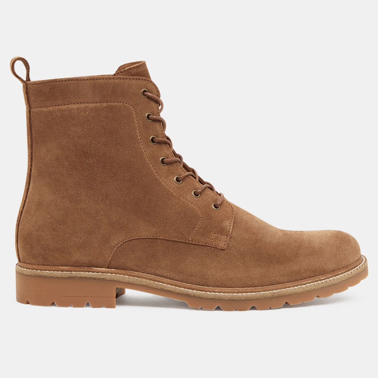 comptoir gl - bottines à lacets camel