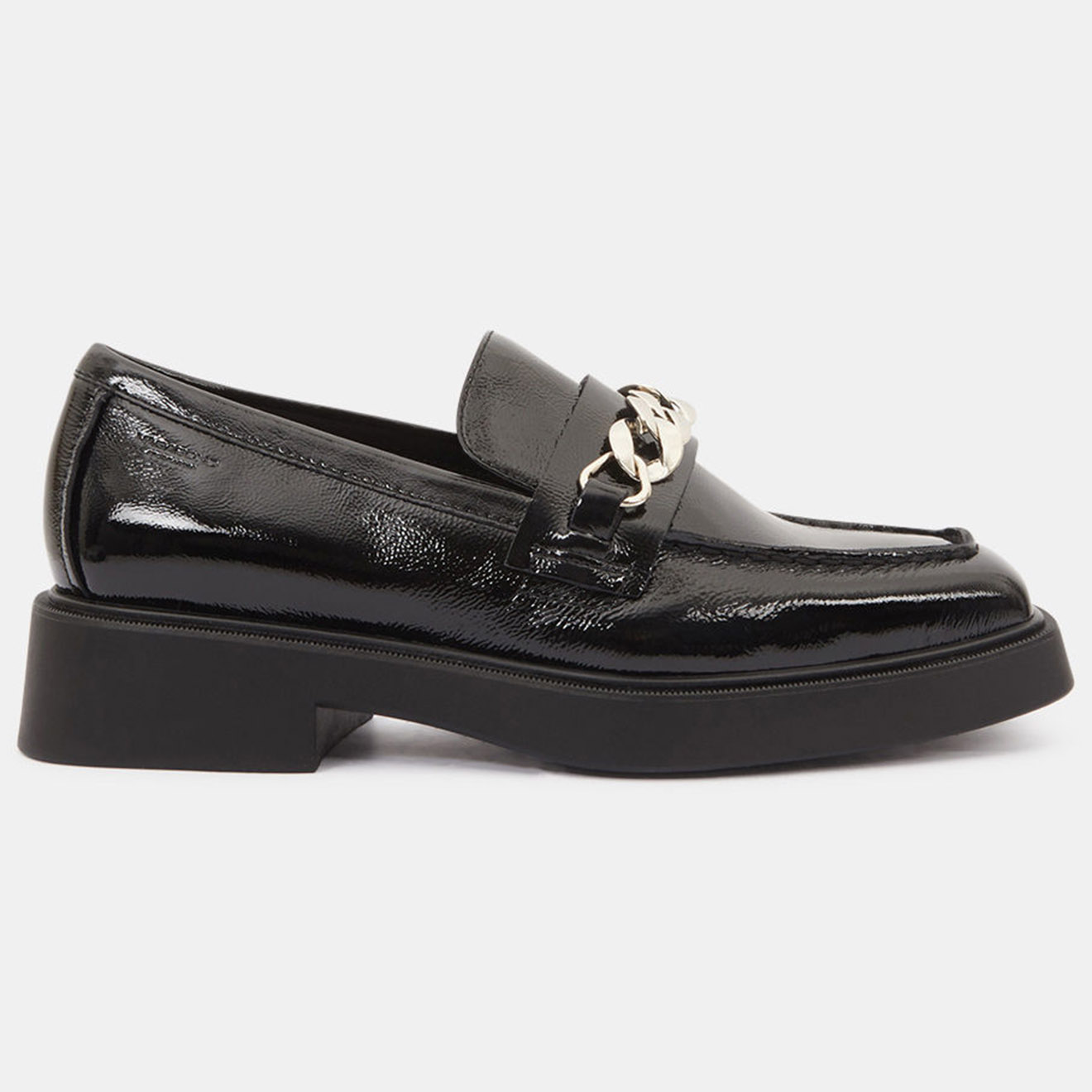 Vagabond - Mocassins en Cuir verni noirs