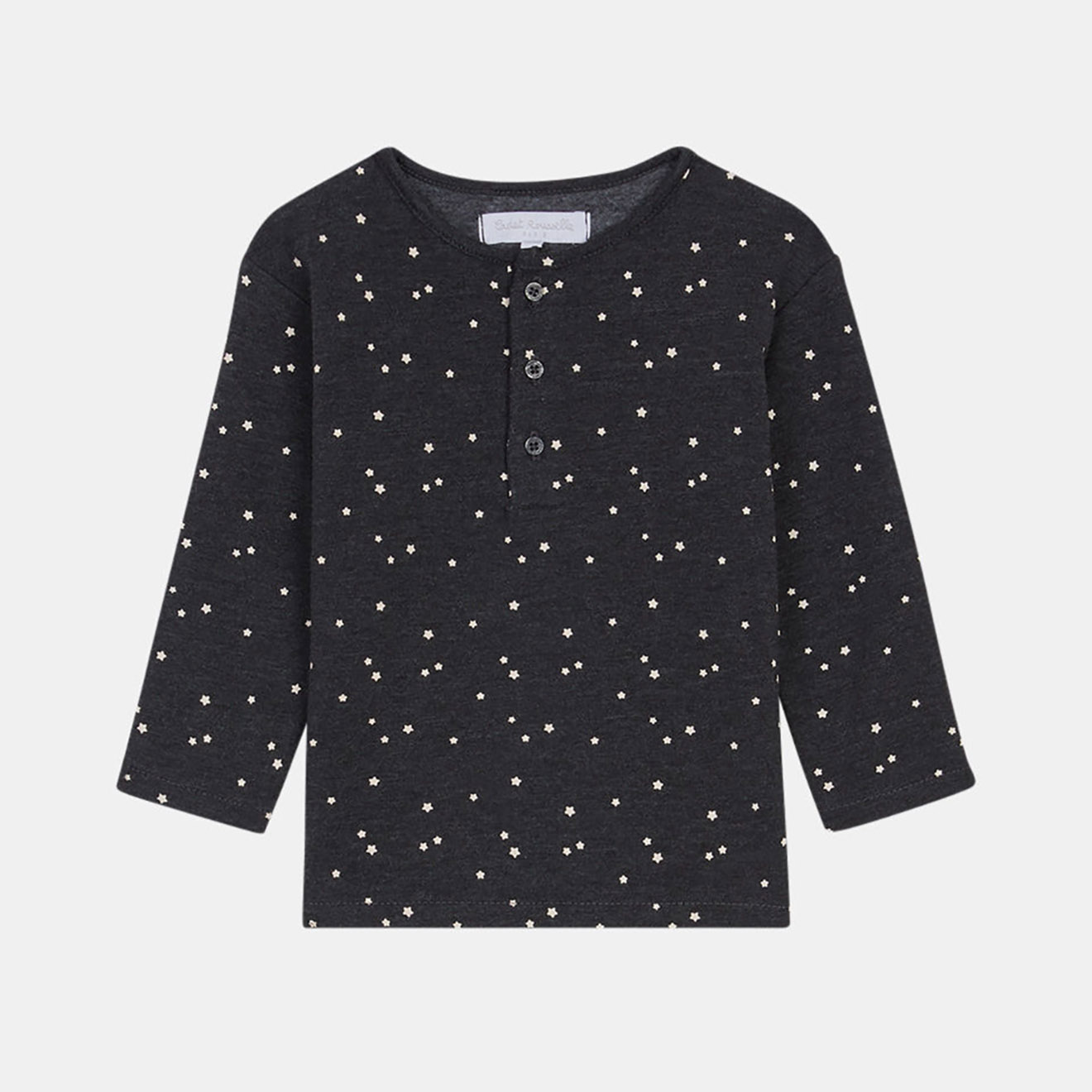 T-Shirt en coton bio Geant gris foncé Vente privée Cadet