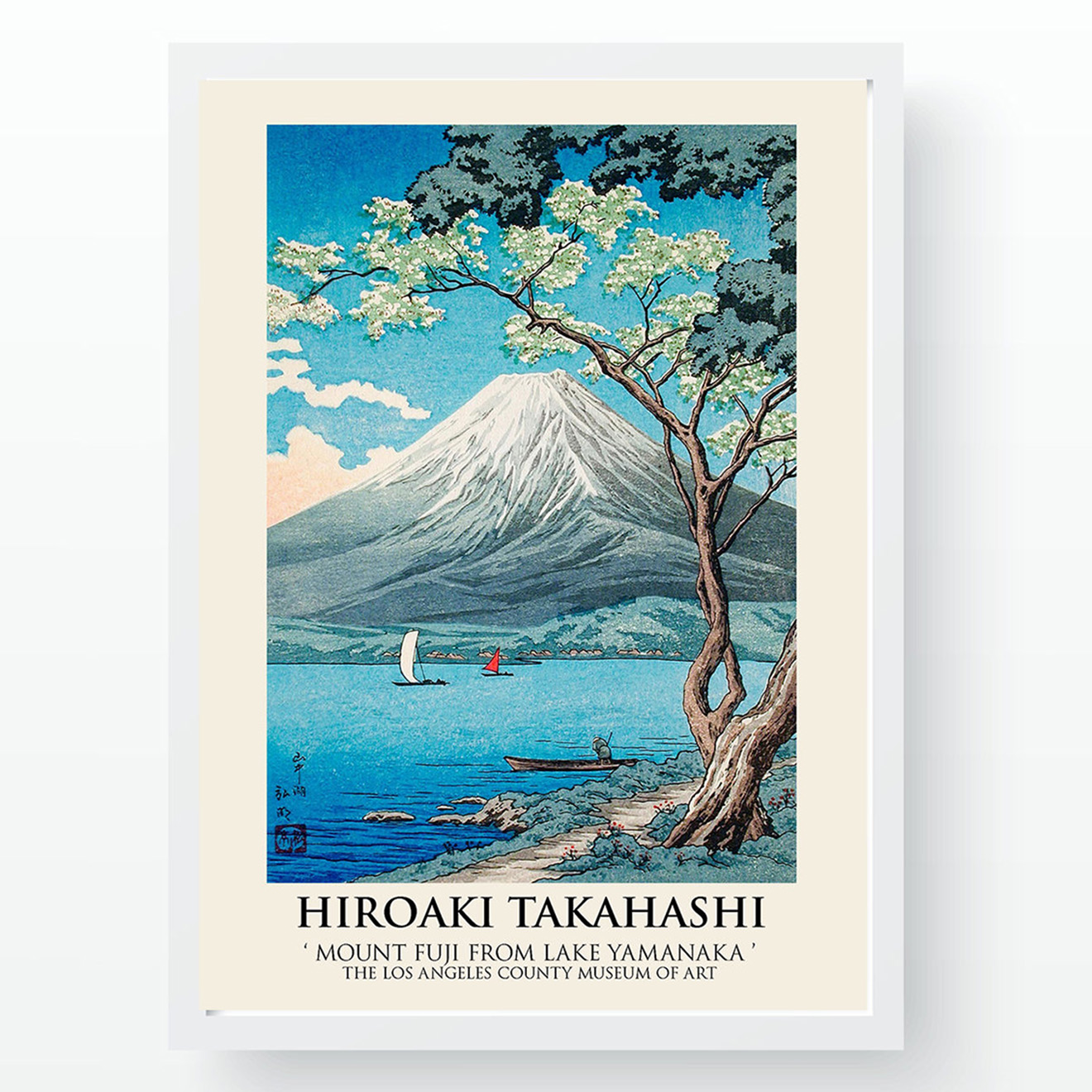 Wallity - Tableau Reproduction Takahashi multicolore - 35x45 cm