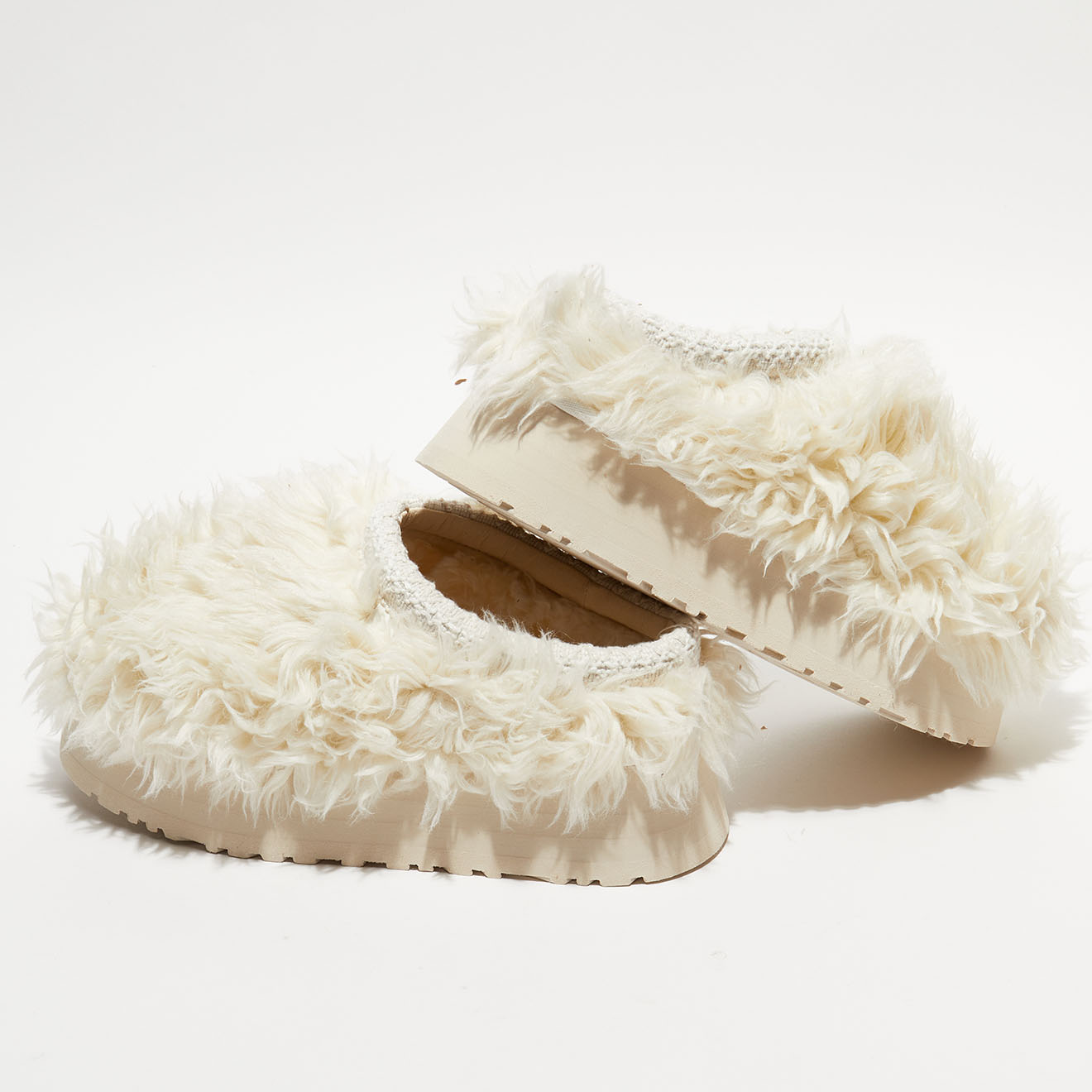 Ugg - Chaussons mules Tasman Momma en Duvet écoresponsable écrues