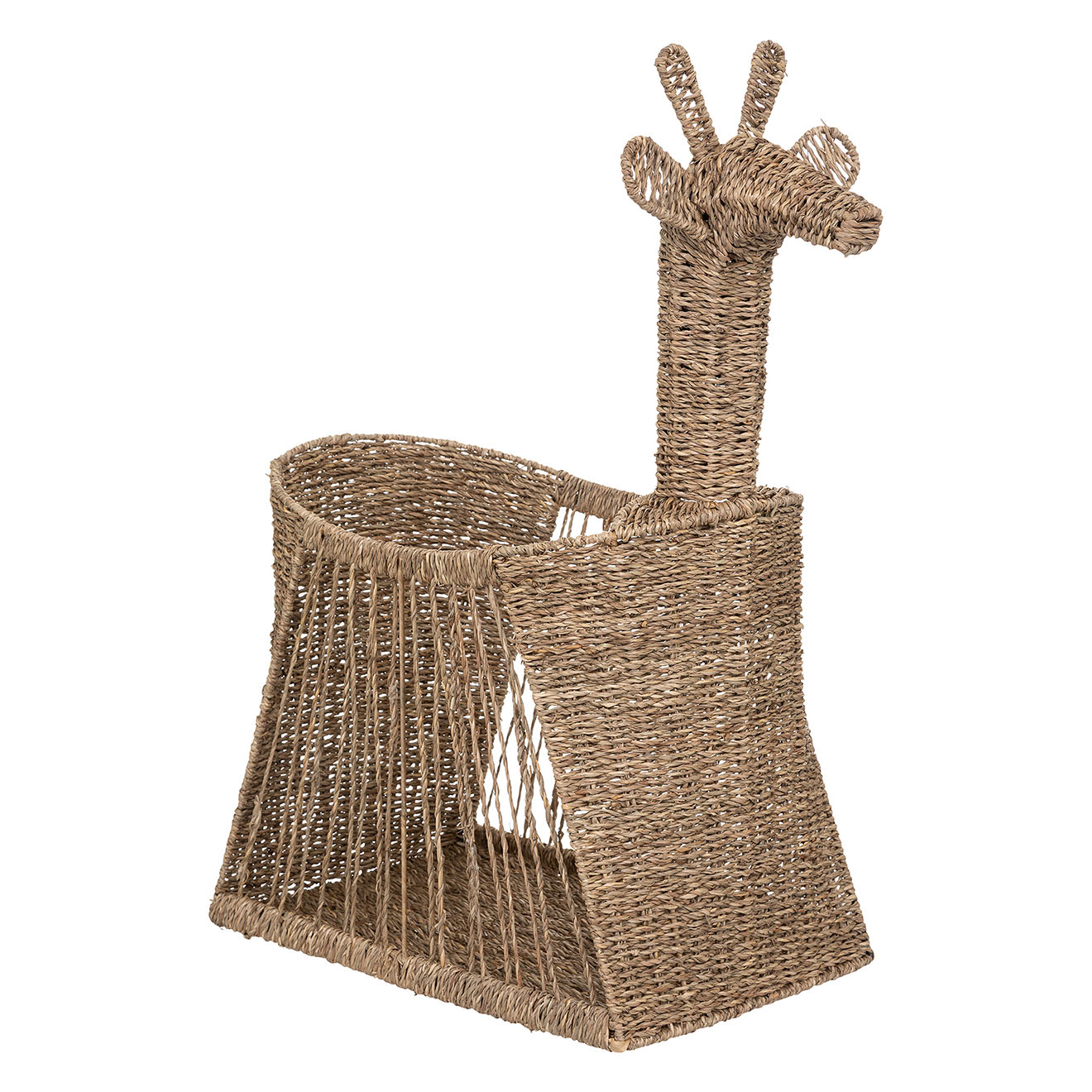 Atmosphera - Bac à jouet Girafe beige - 60.5x34x78.5 cm