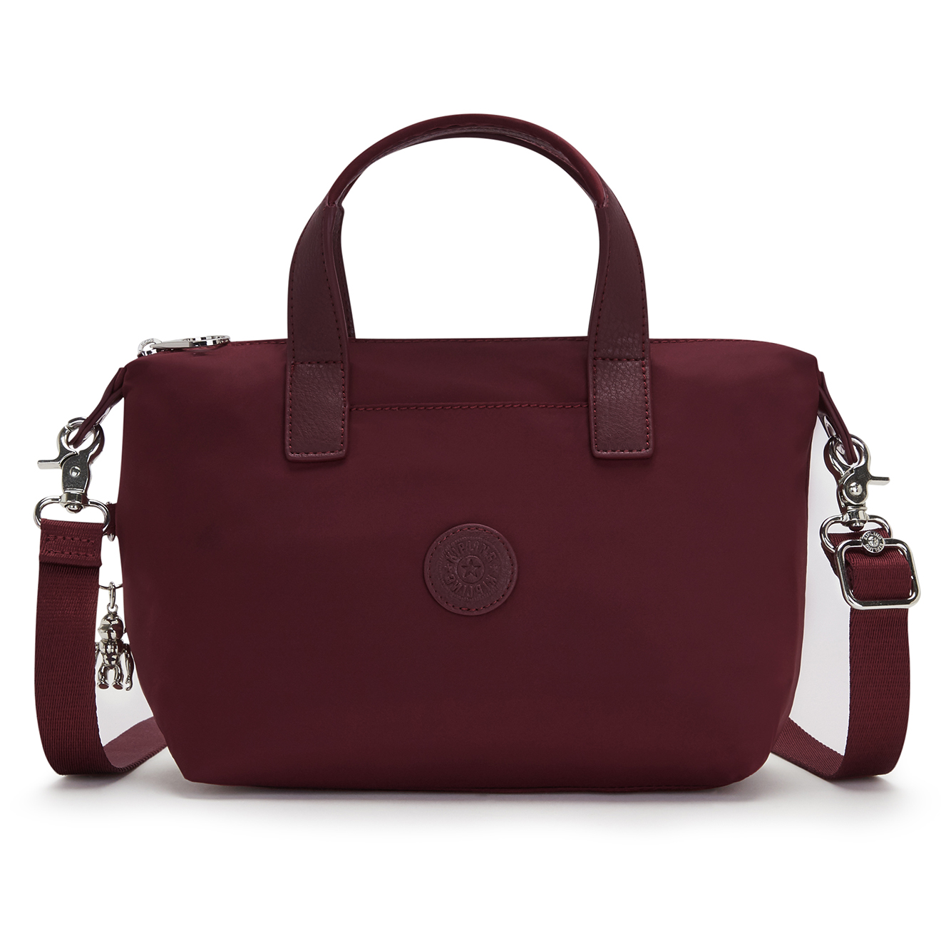 Kipling - Sac à main Kala Compact bordeaux - 29x11x17.5 cm