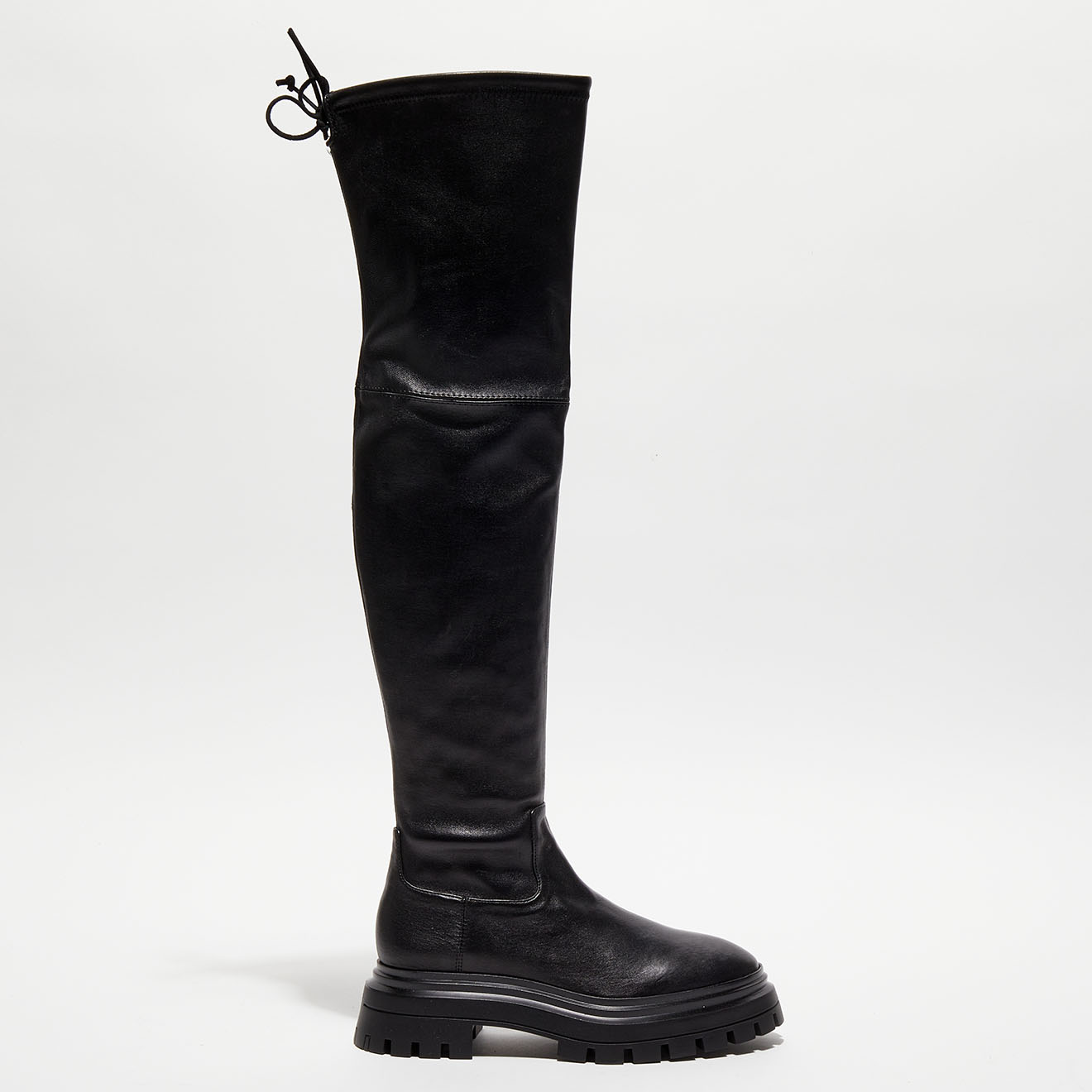 Stuart Weitzman - Cuissardes en Cuir Bedfordland noires