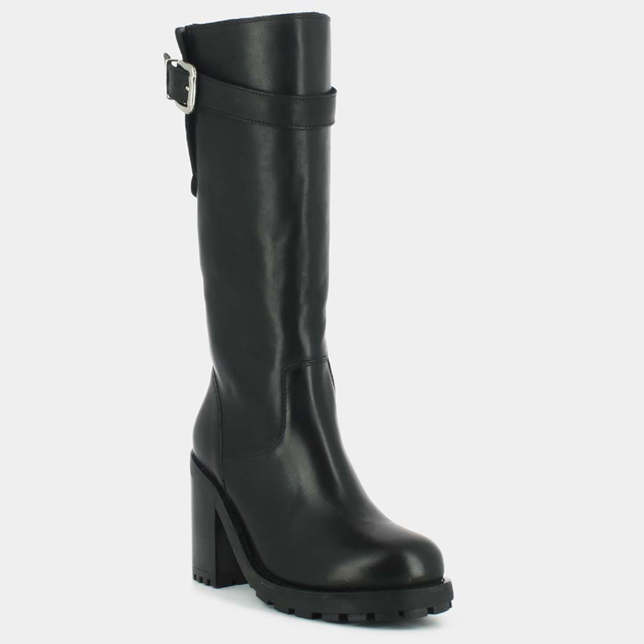 Jonak - Bottes en Cuir Dellia noires - Talon 9 cm