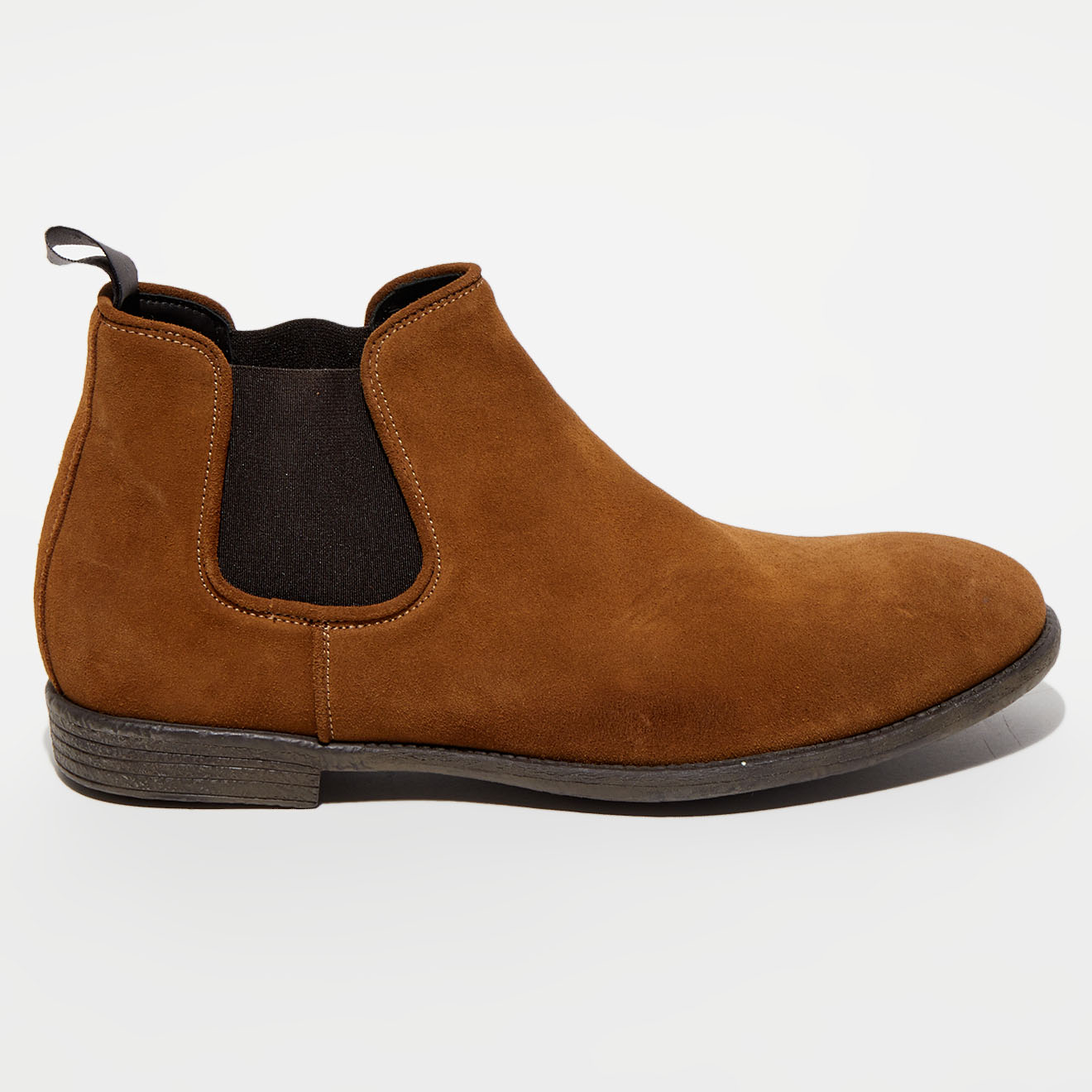 sturlini - chelsea boots en cuir reno marron
