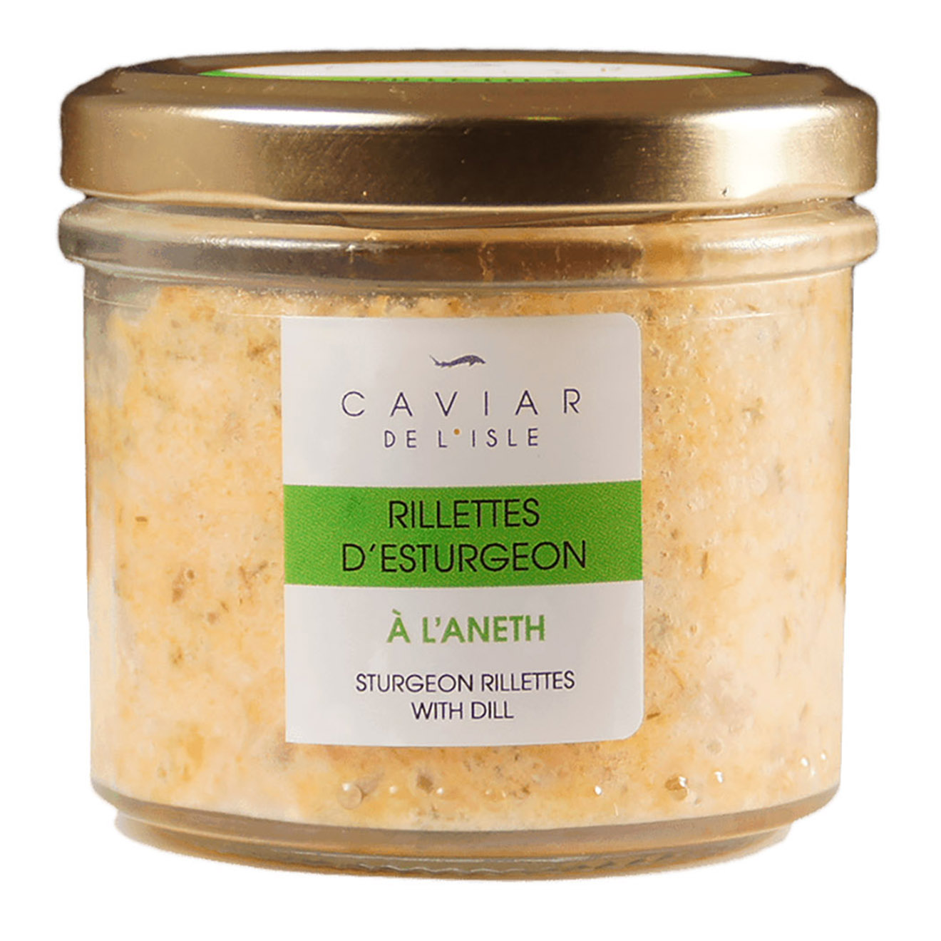 Caviar de L'Isle - Boîte de Rillettes d'Esturgeon à l'Aneth 90 gr