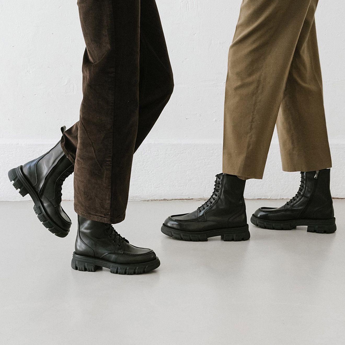 jonak - boots en cuir rumilo noires - talon 4.5 cm