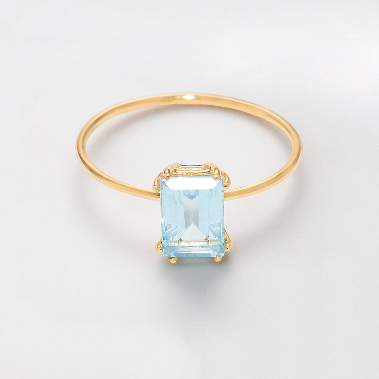 by colette - bague alicia topaze 0.93 ct or jaune