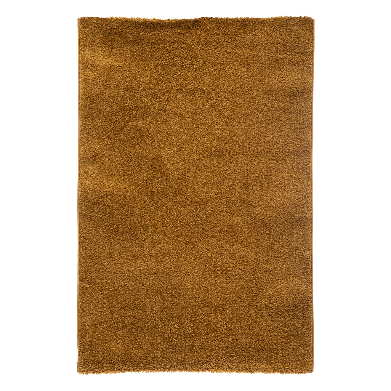 Atmosphera - Tapis Shaggy ocre - 100x3x150 cm