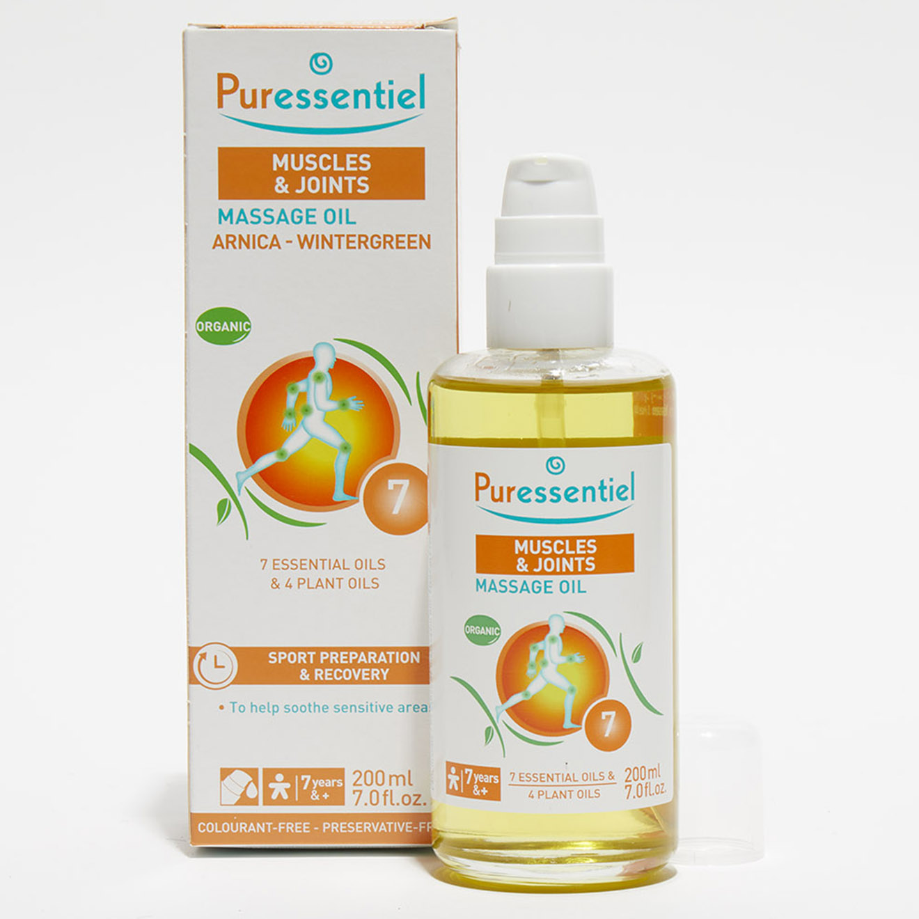 Puressentiel - Huile de massage BIO Effort Musculaire - Arnica - Gaulthérie - 200 ml