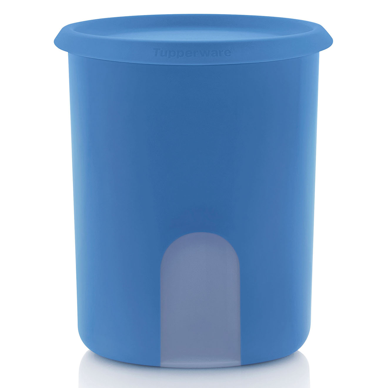 Tupperware - Boite de conservation avec couvercle Window bleue - 2L