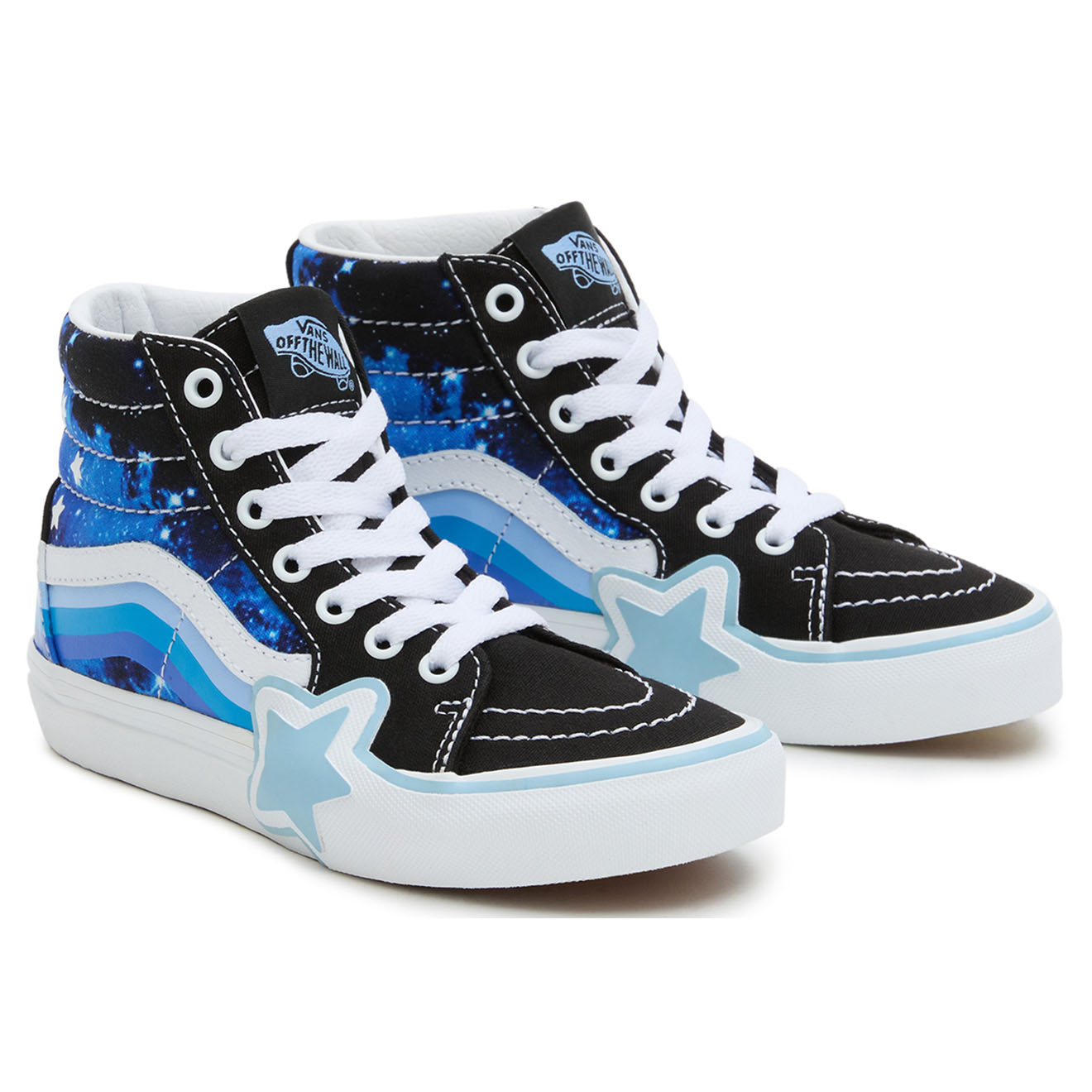 Vans - Baskets SK8-Hi Rainbow Star bleu/noir