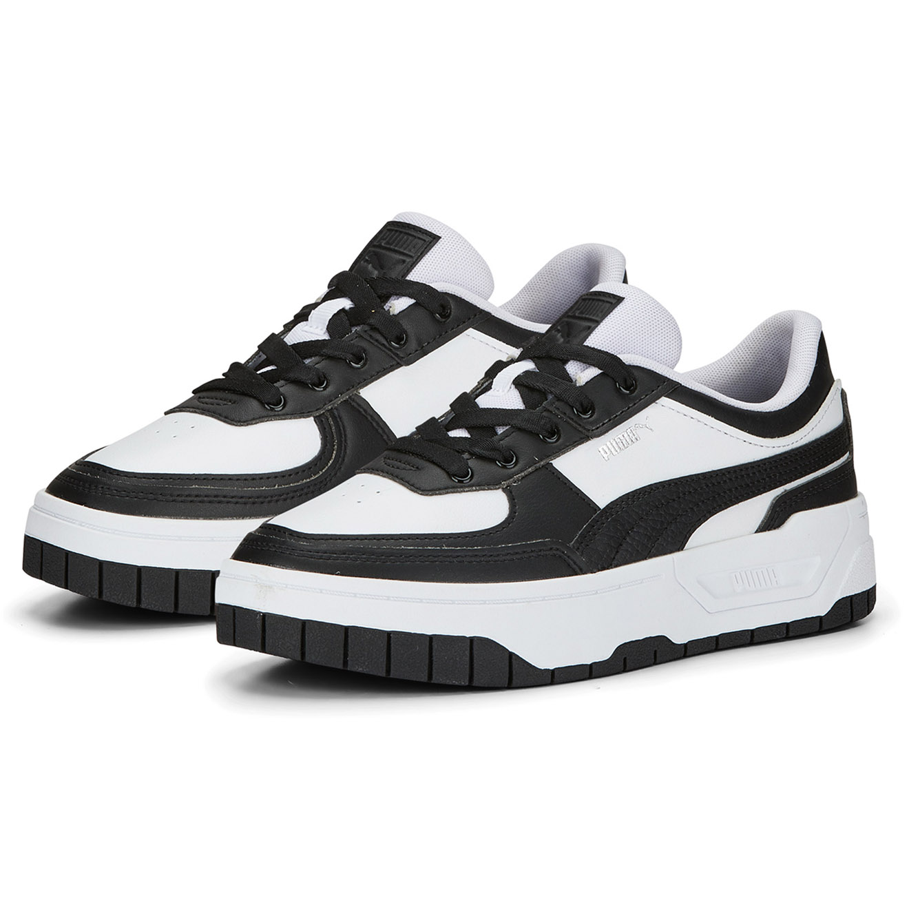 Puma - Baskets en Cuir Cali Dream noir/blanc