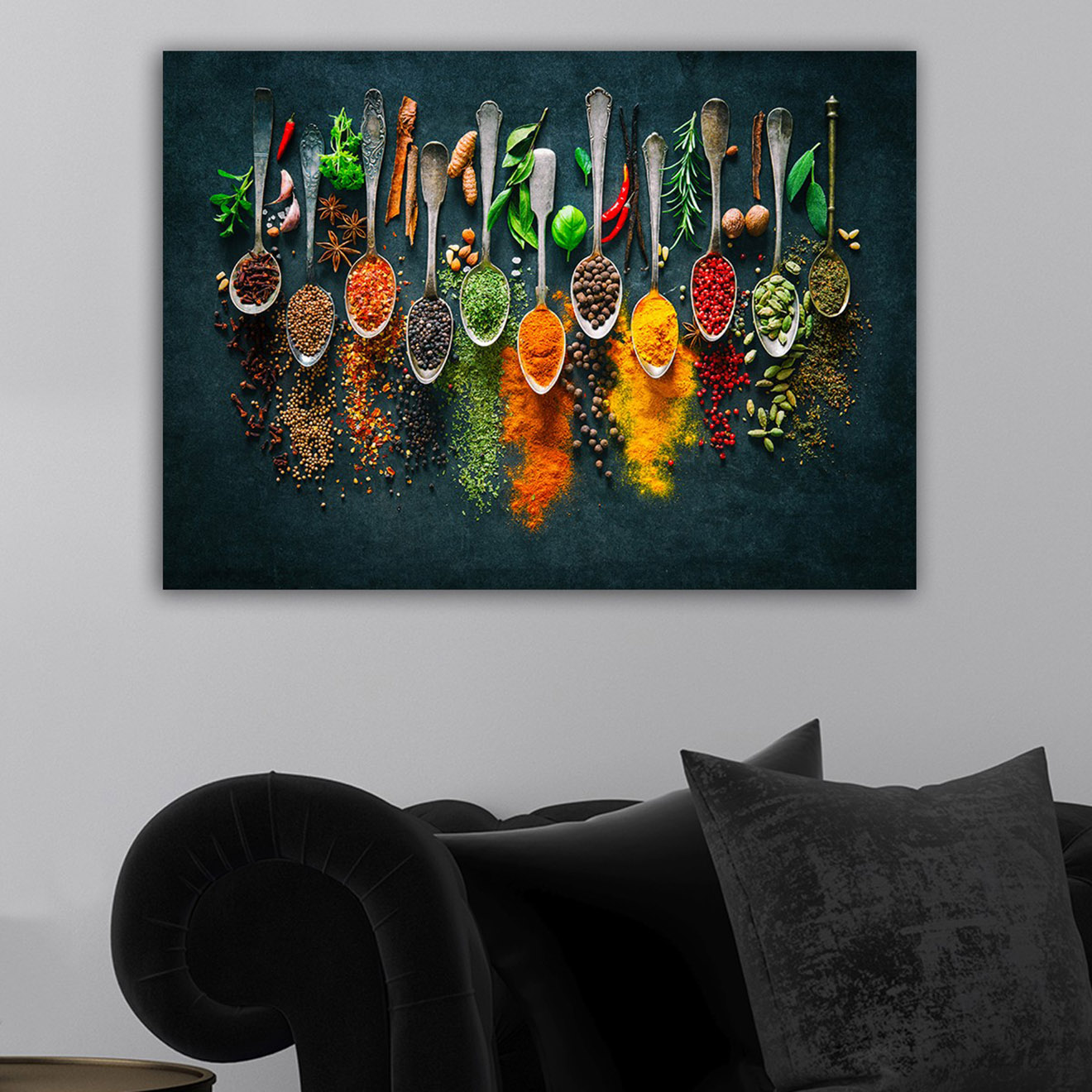 Wallity - Peinture décorative Epices multicolore - 50x70 cm