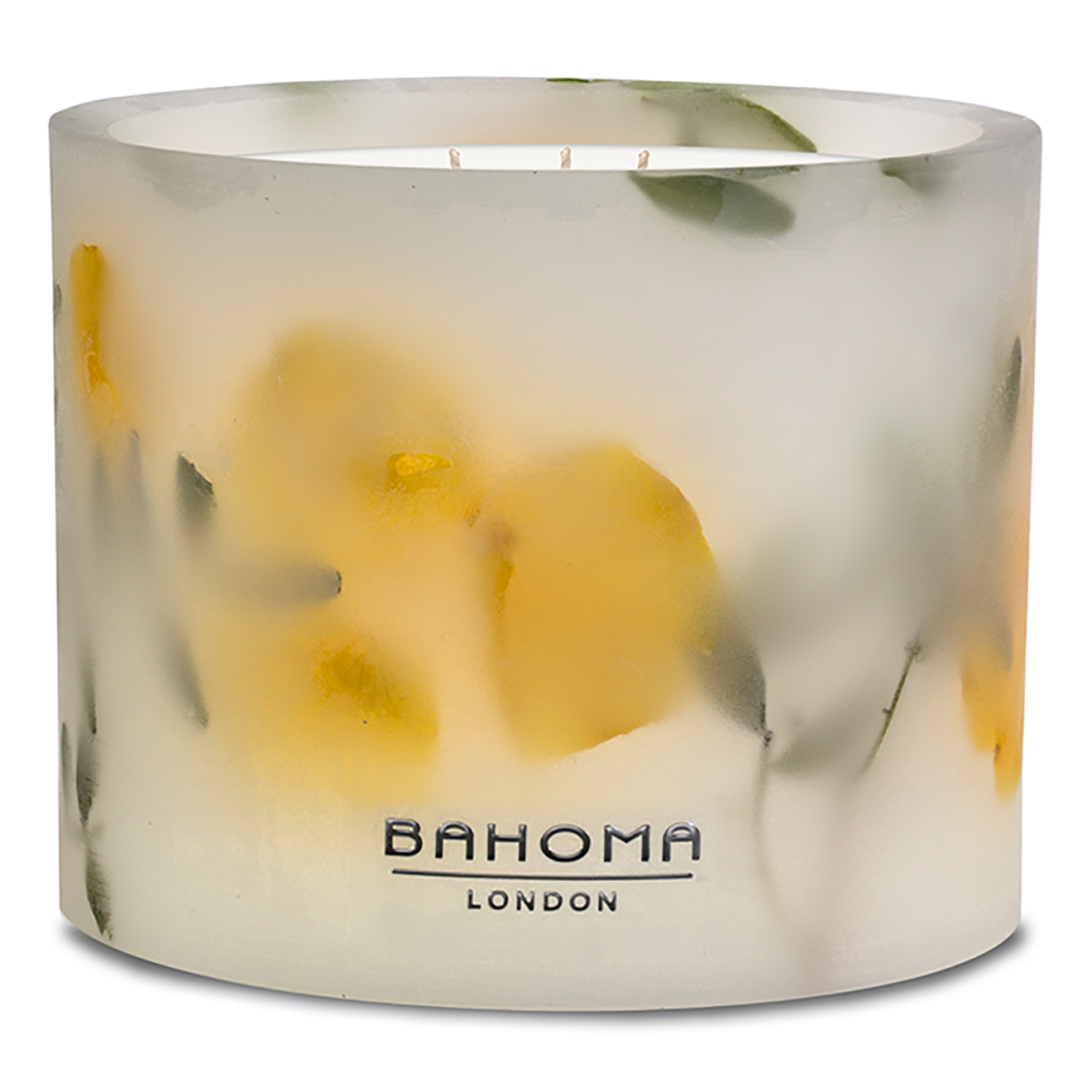 Bahoma - Bougie parfumée Botanica Côte Amalfitaine - 3 mèches 100h