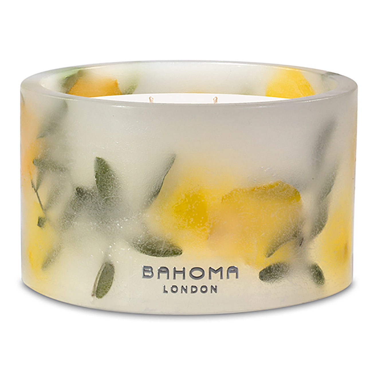 Bahoma - Bougie parfumée Botanica Côte Amalfitaine - 2 mèches 40h