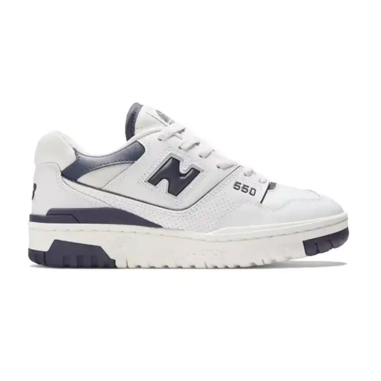 New Balance - Baskets 550 blanc/marine