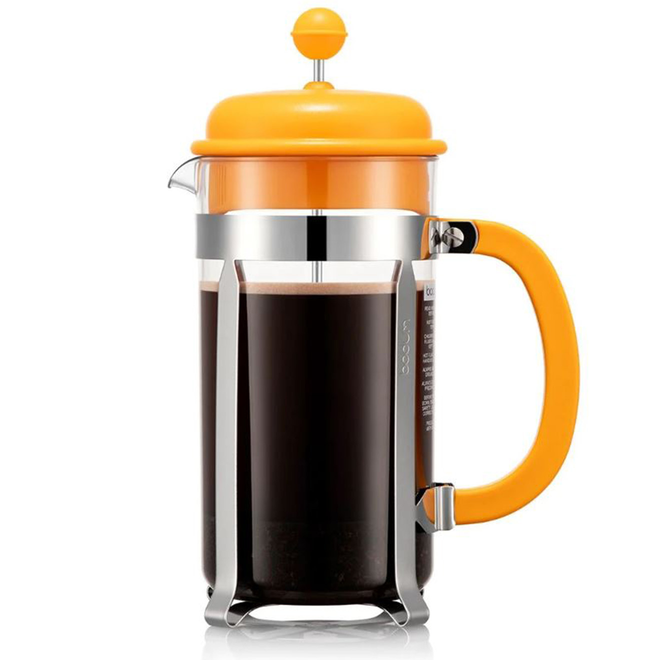 Bodum - Cafetière à piston & 8 tasses Caffettiera jaune - 1L